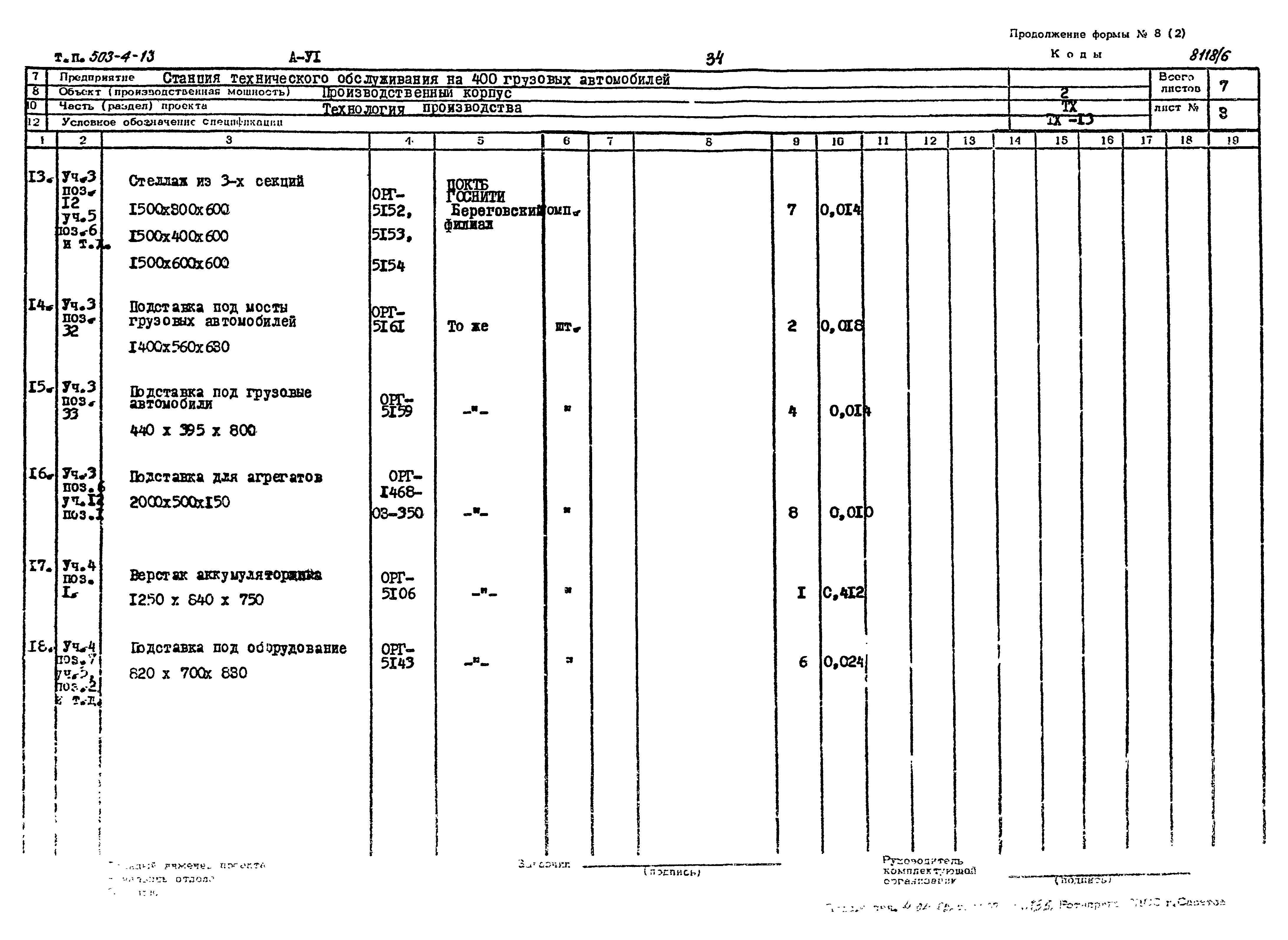 Типовой проект 503-4-13