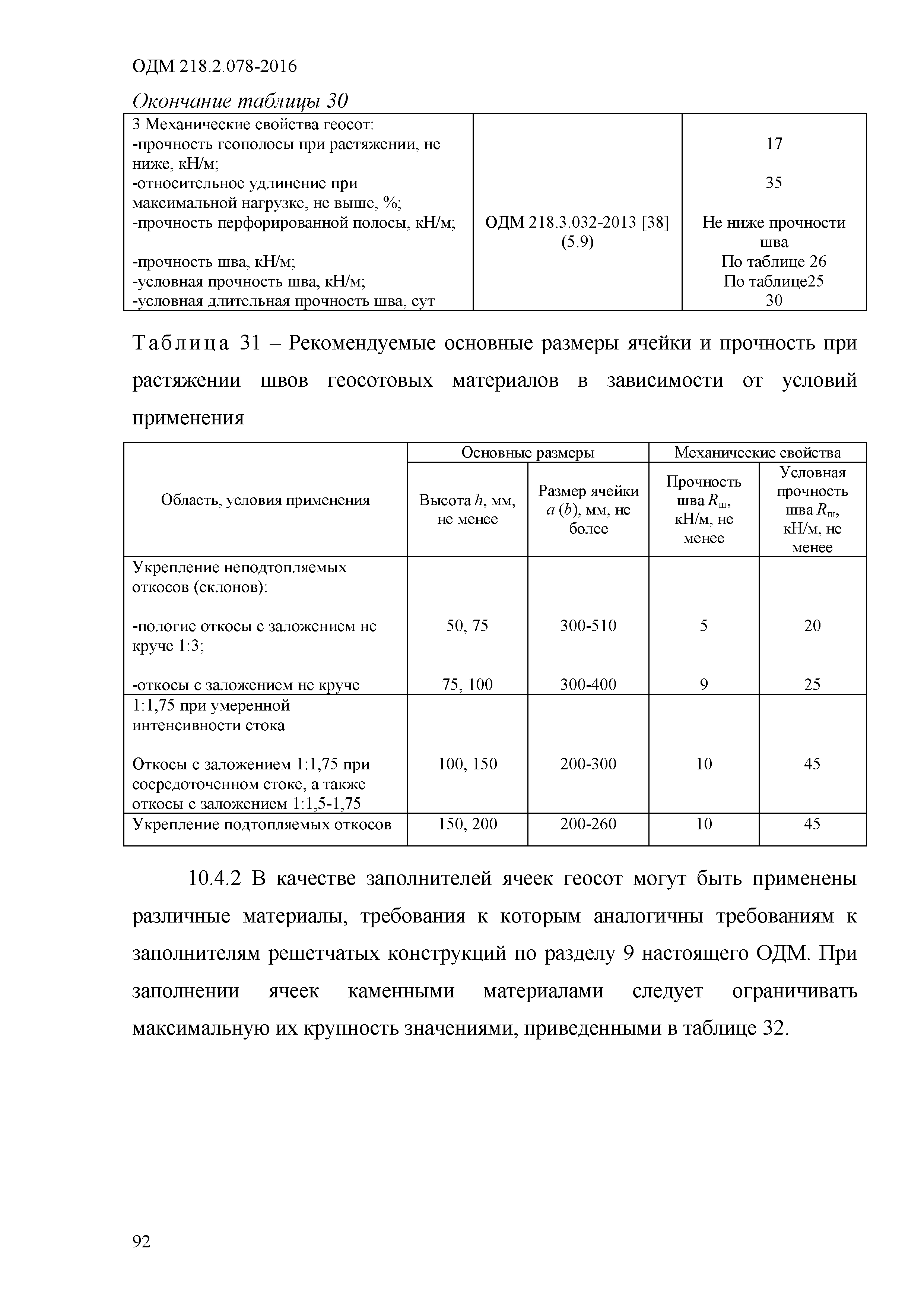 ОДМ 218.2.078-2016