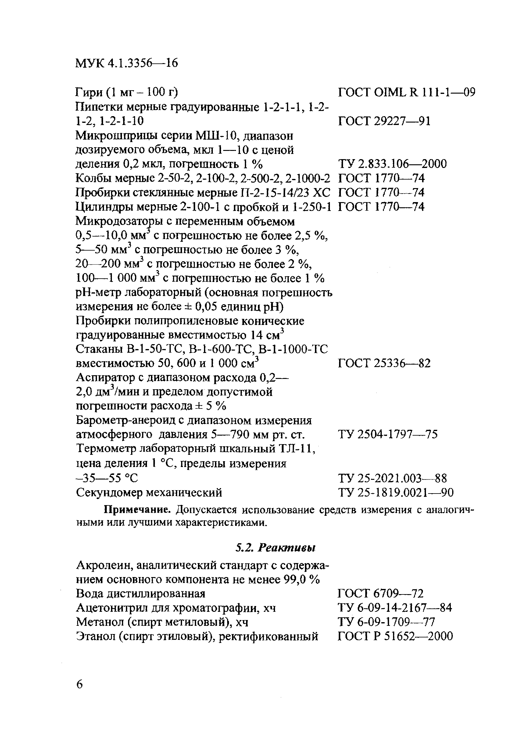 МУК 4.1.3356-16
