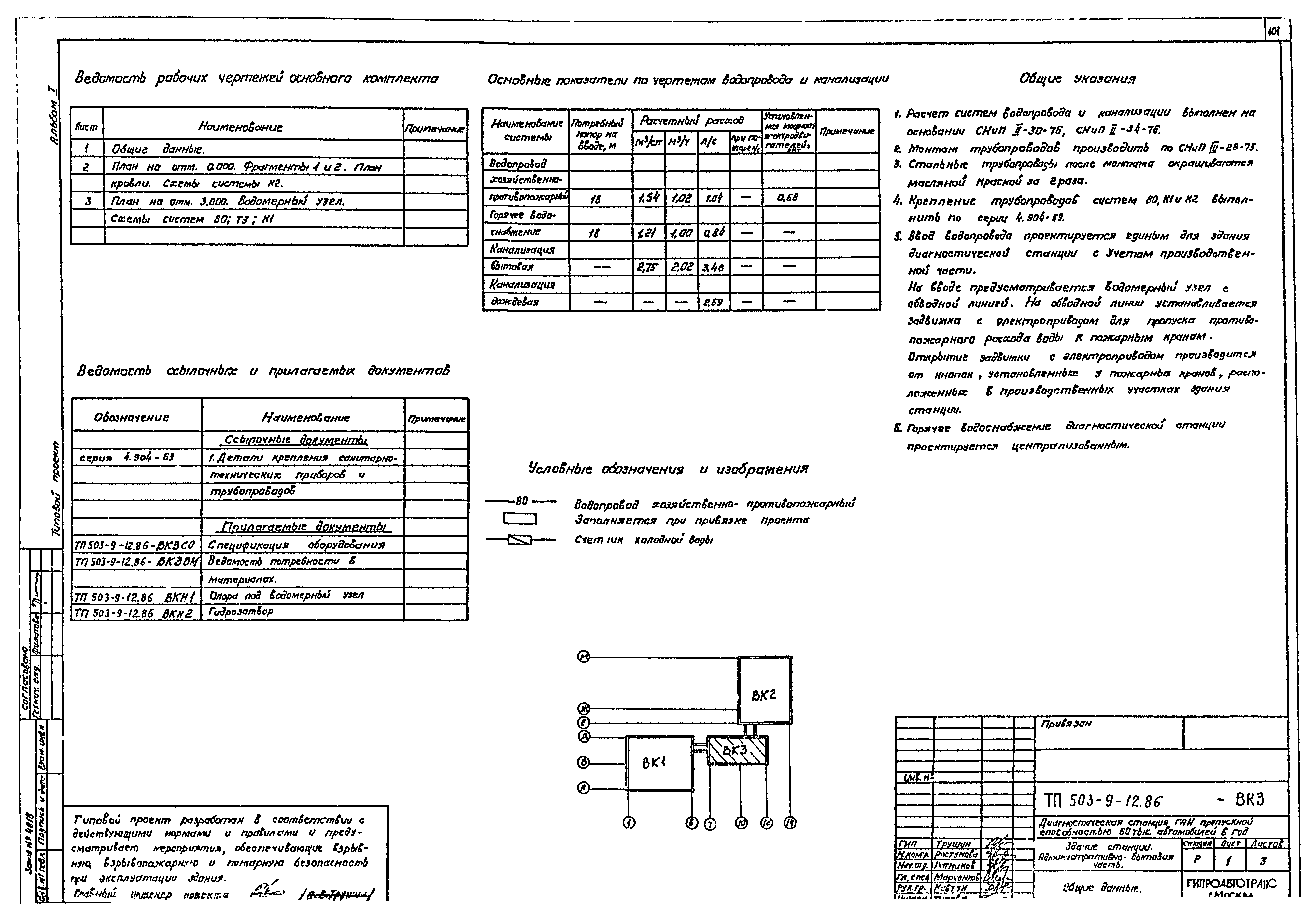 Типовой проект 503-9-12.86