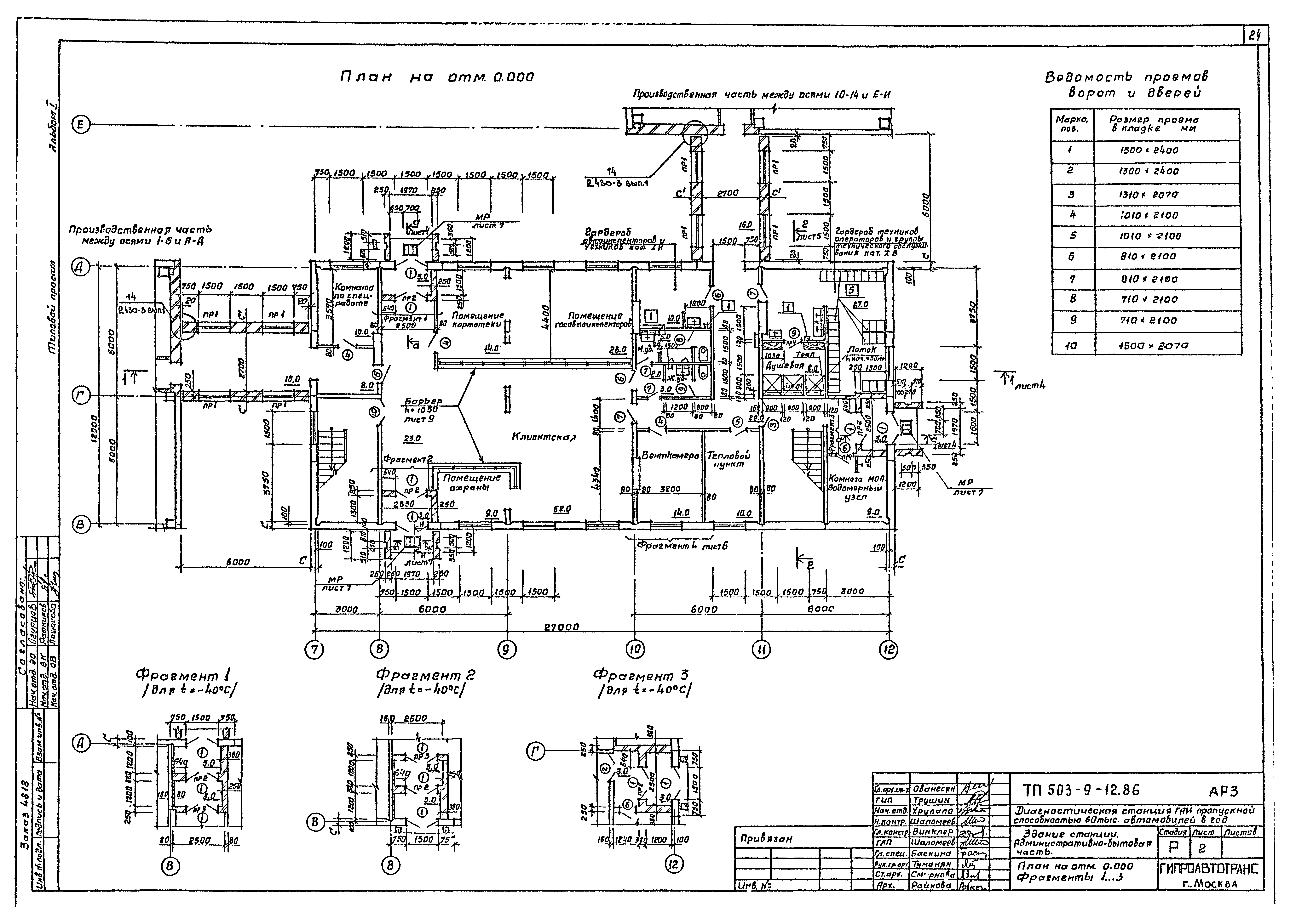 Типовой проект 503-9-12.86