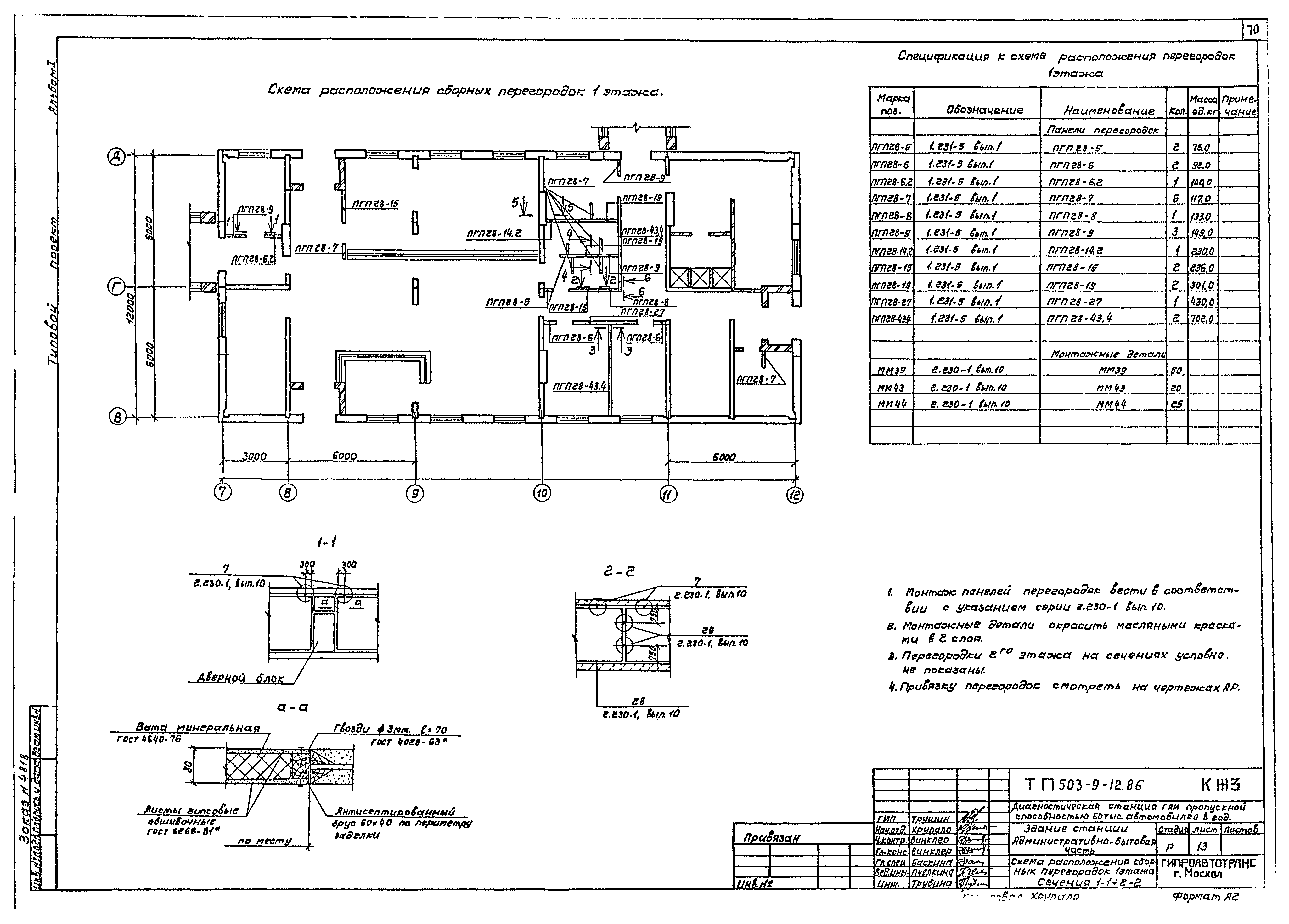 Типовой проект 503-9-12.86