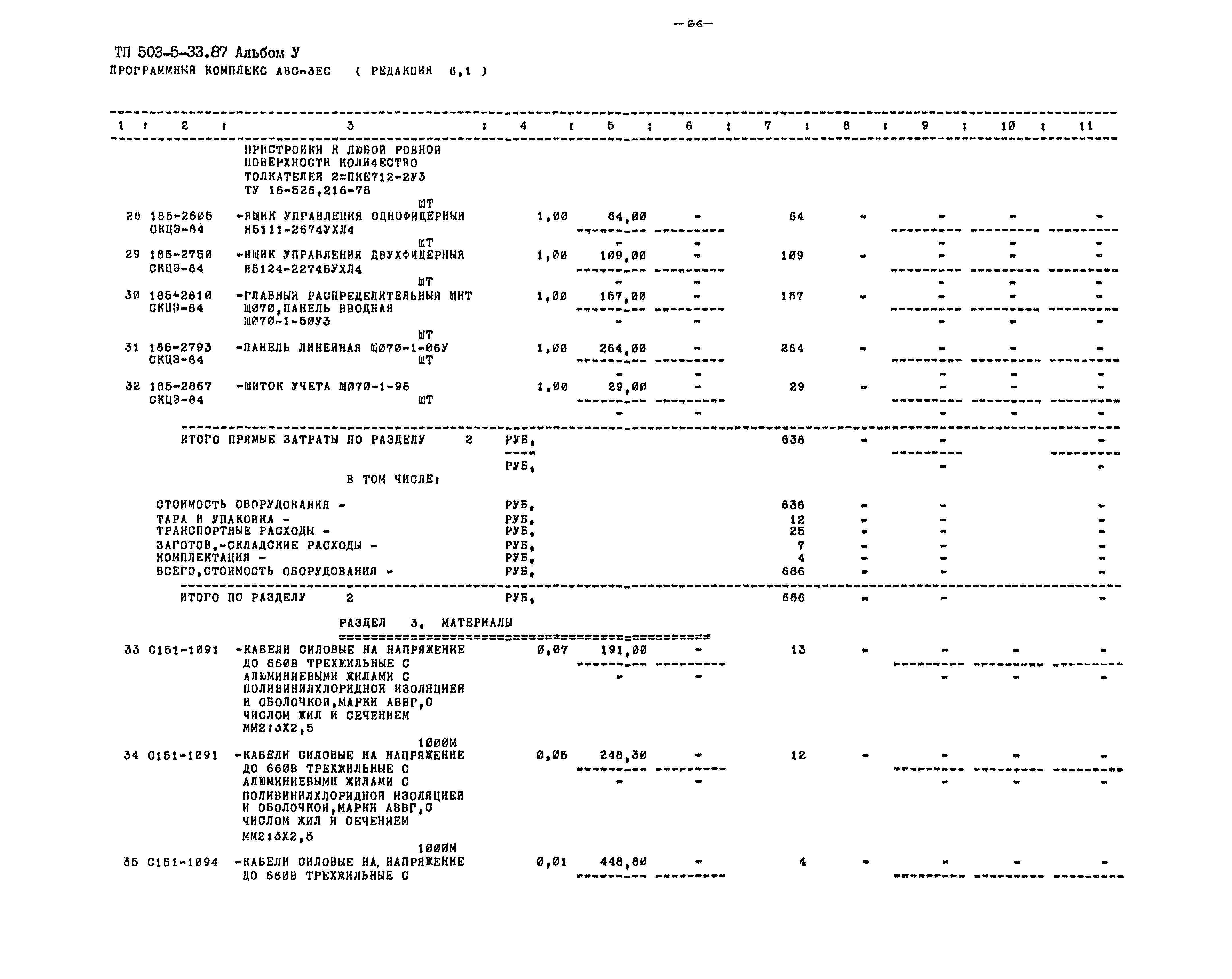 Типовой проект 503-5-33.87