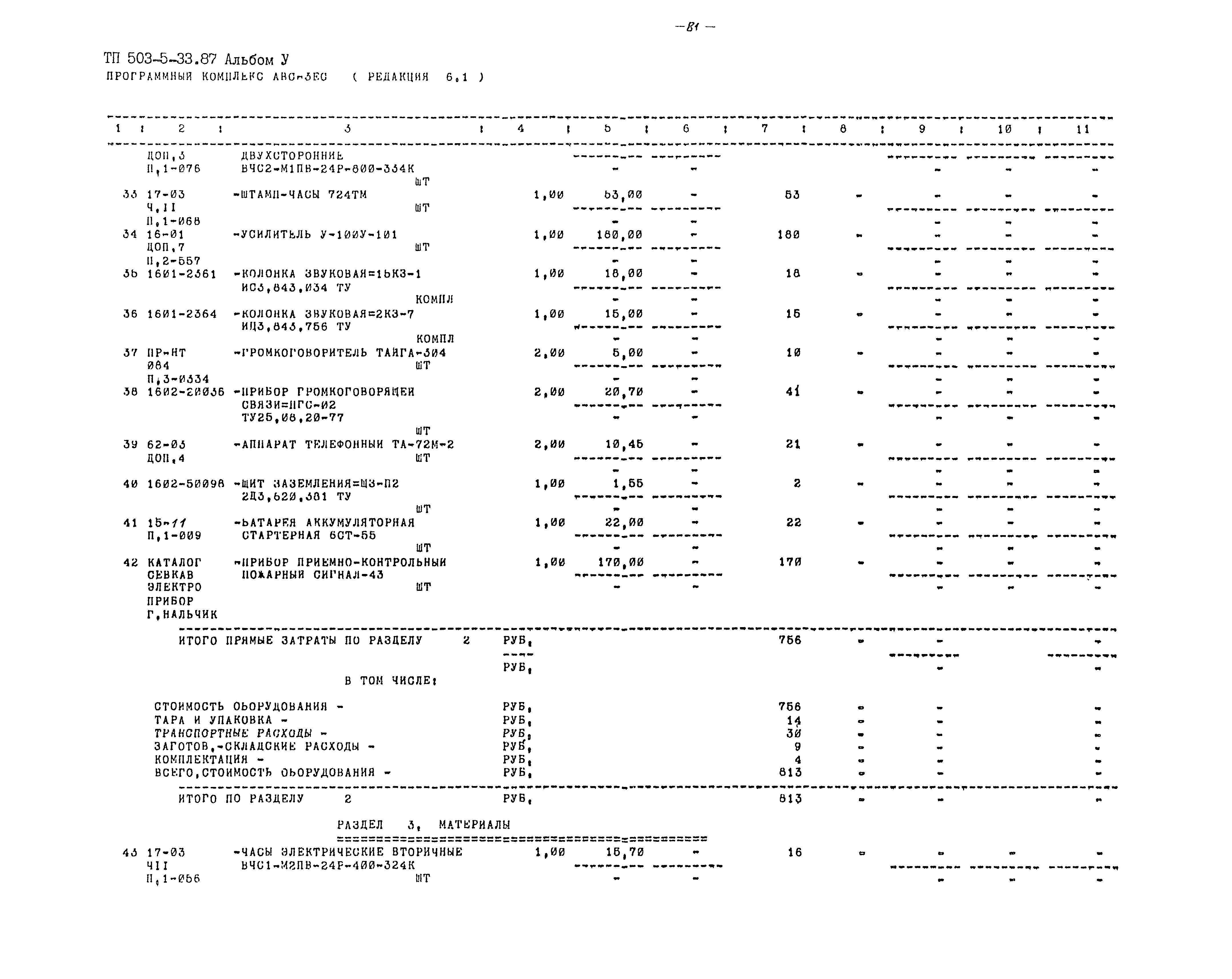 Типовой проект 503-5-33.87