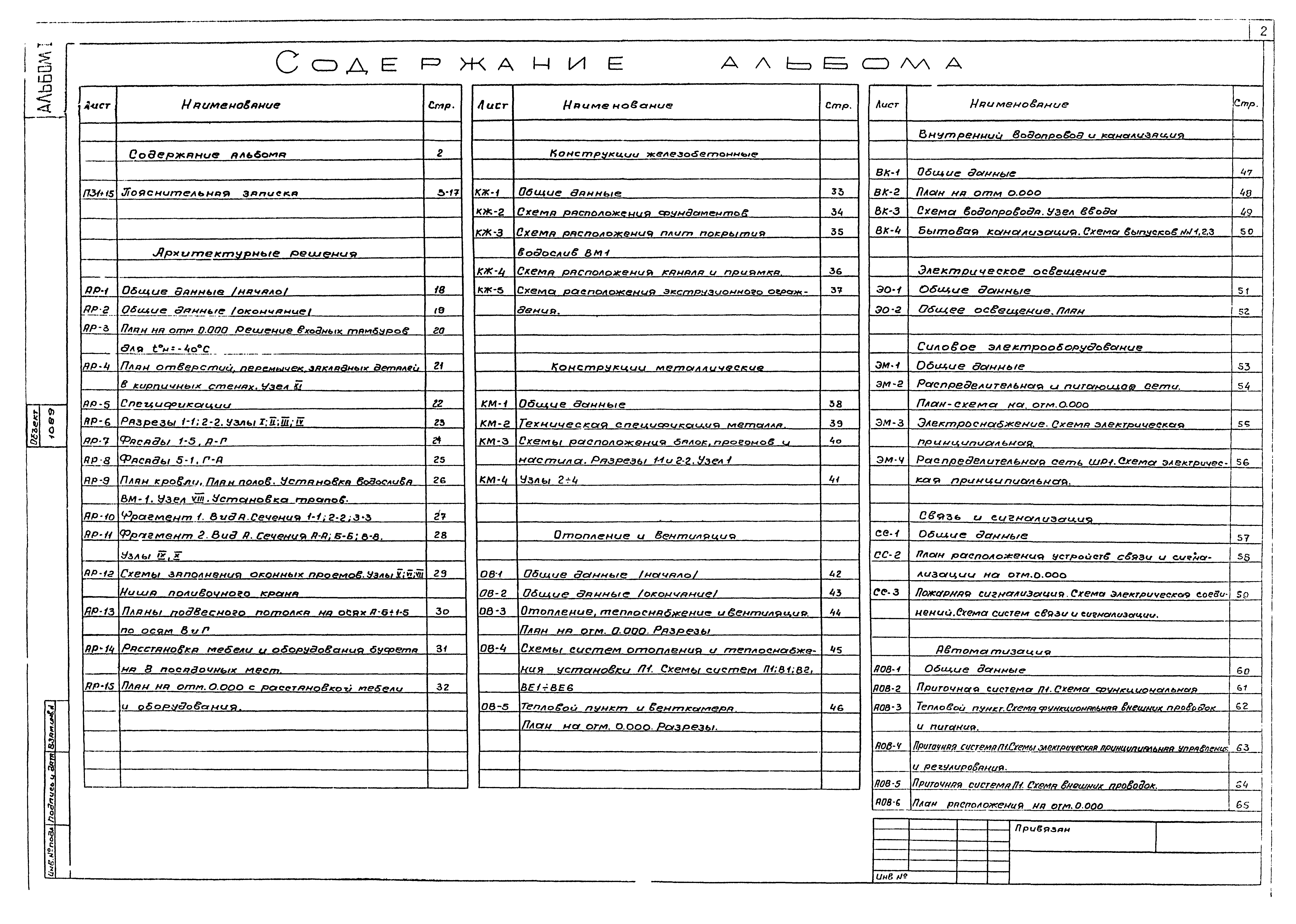 Типовой проект 503-5-33.87