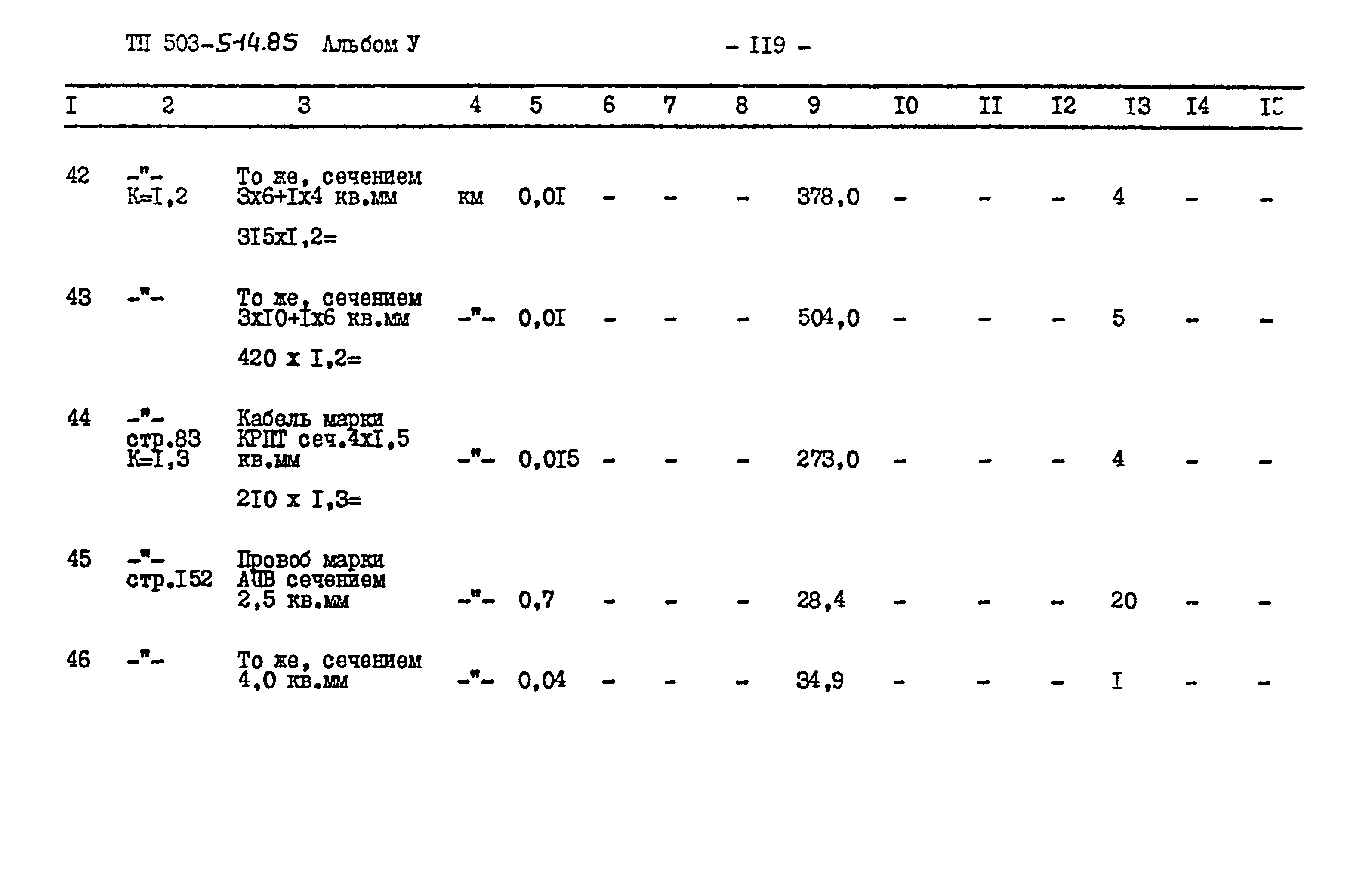 Типовой проект 503-5-14.85
