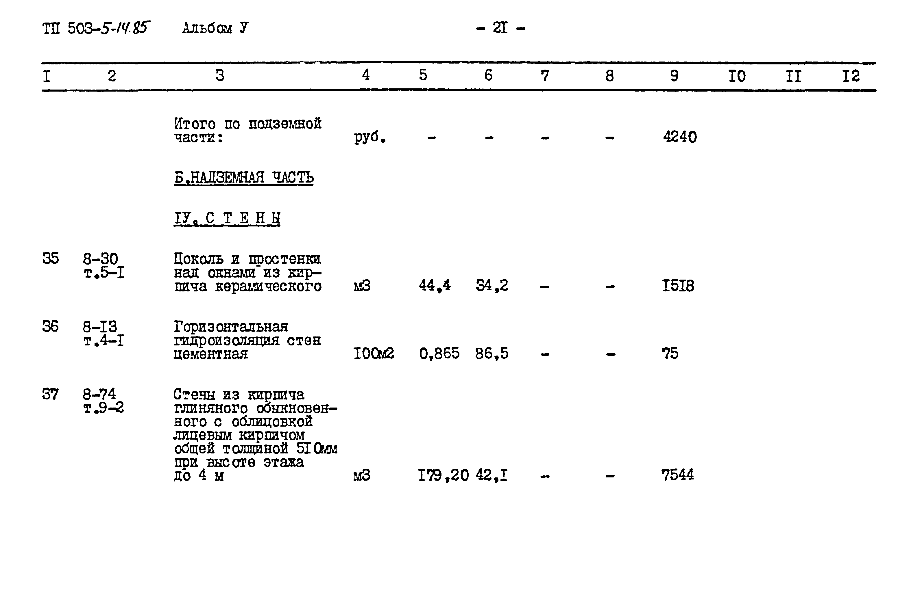 Типовой проект 503-5-14.85