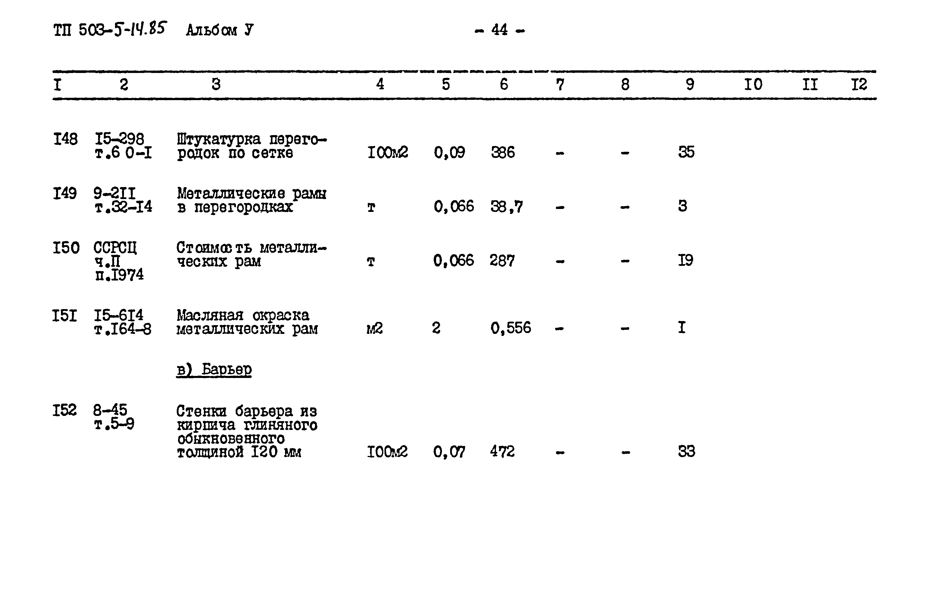 Типовой проект 503-5-14.85