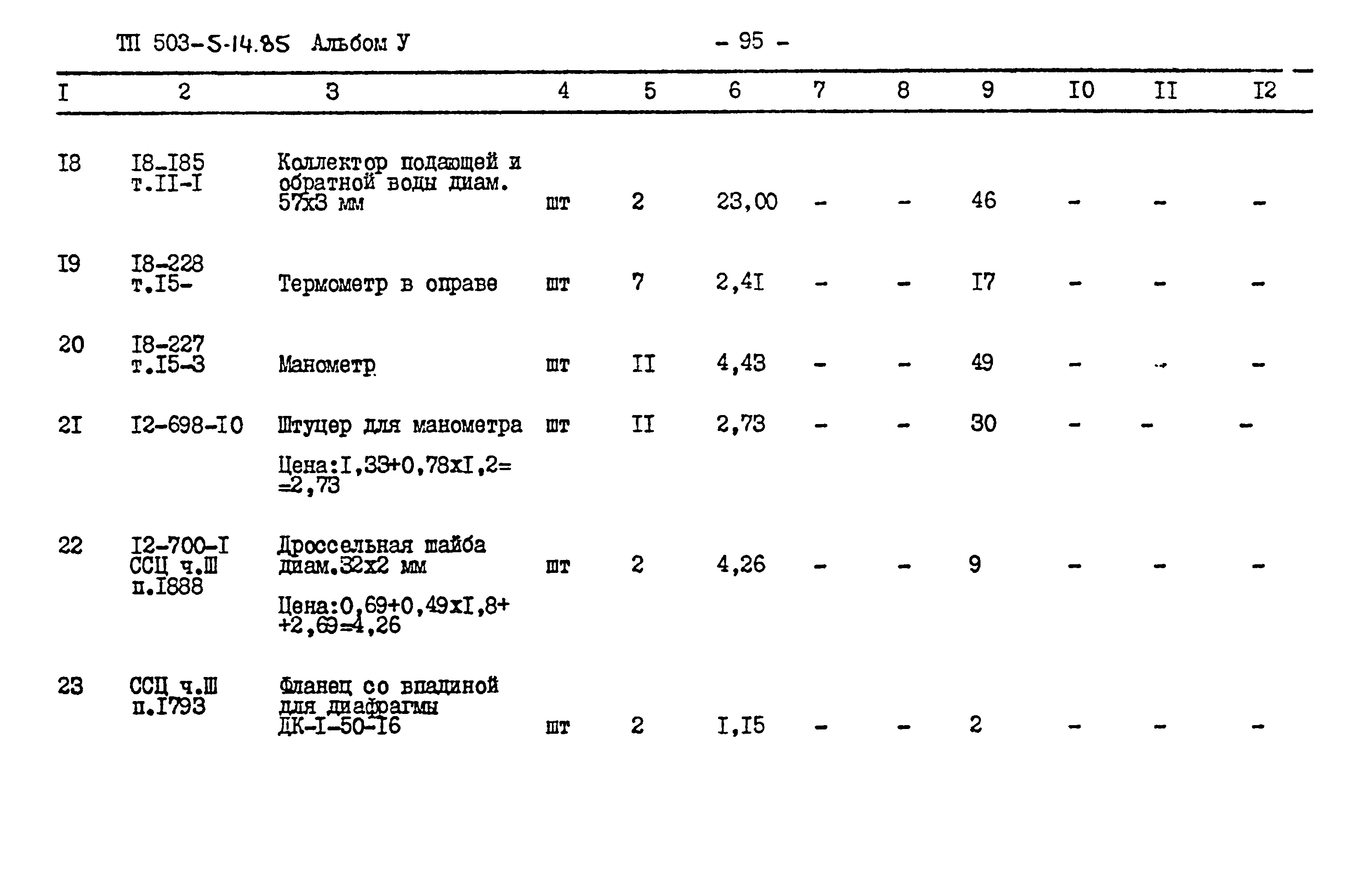 Типовой проект 503-5-14.85