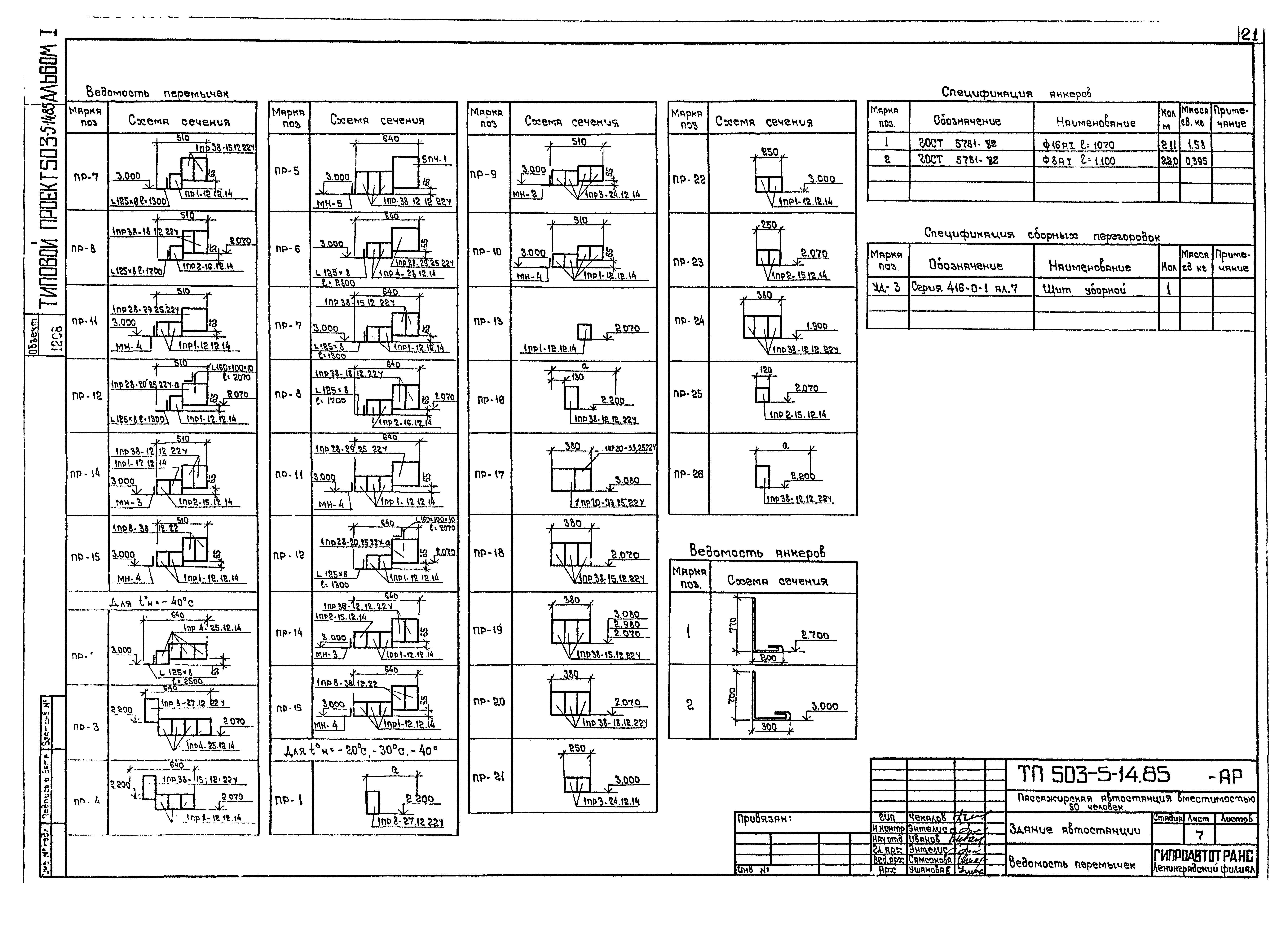 Типовой проект 503-5-14.85