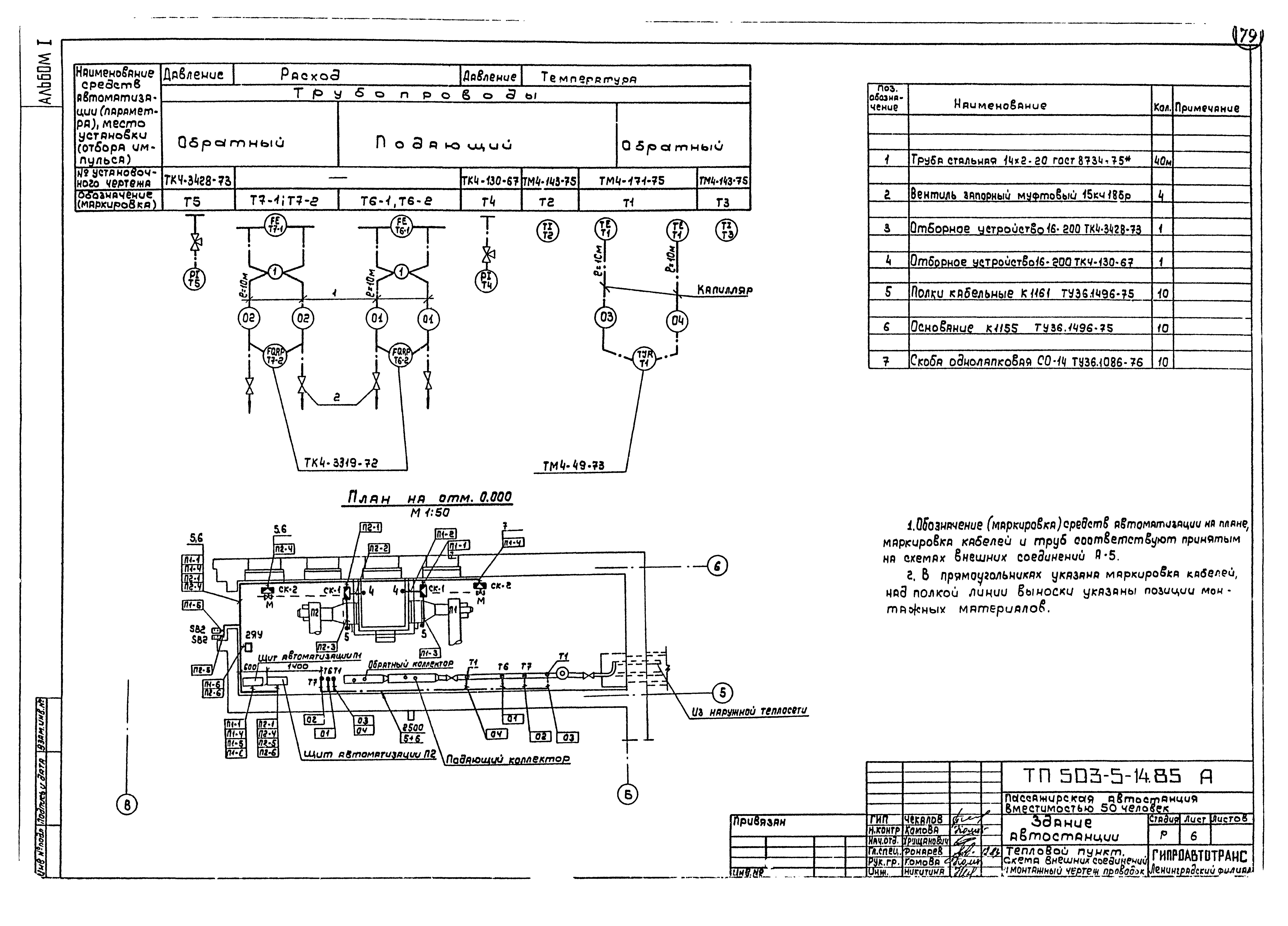 Типовой проект 503-5-14.85