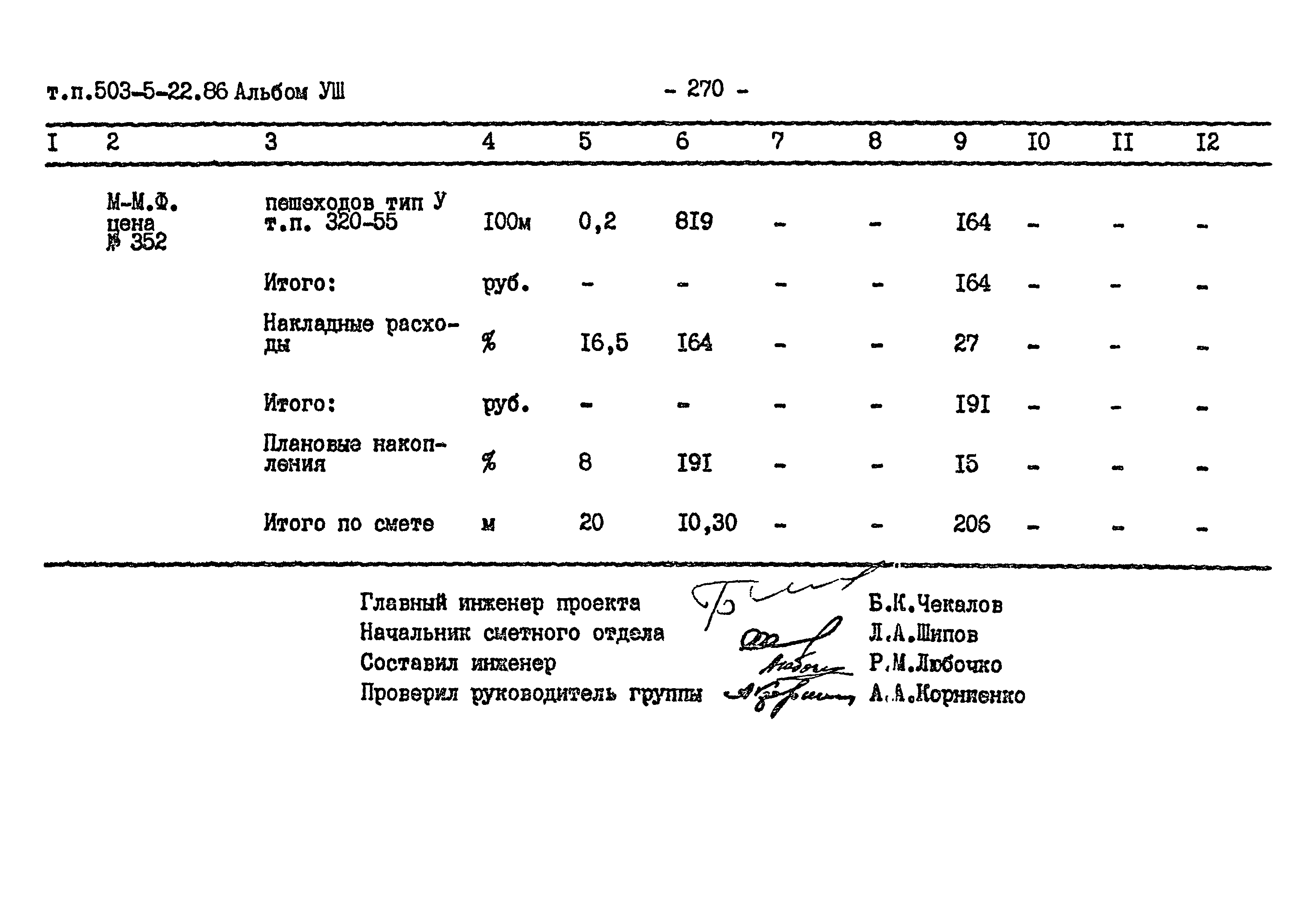Типовой проект 503-5-22.86