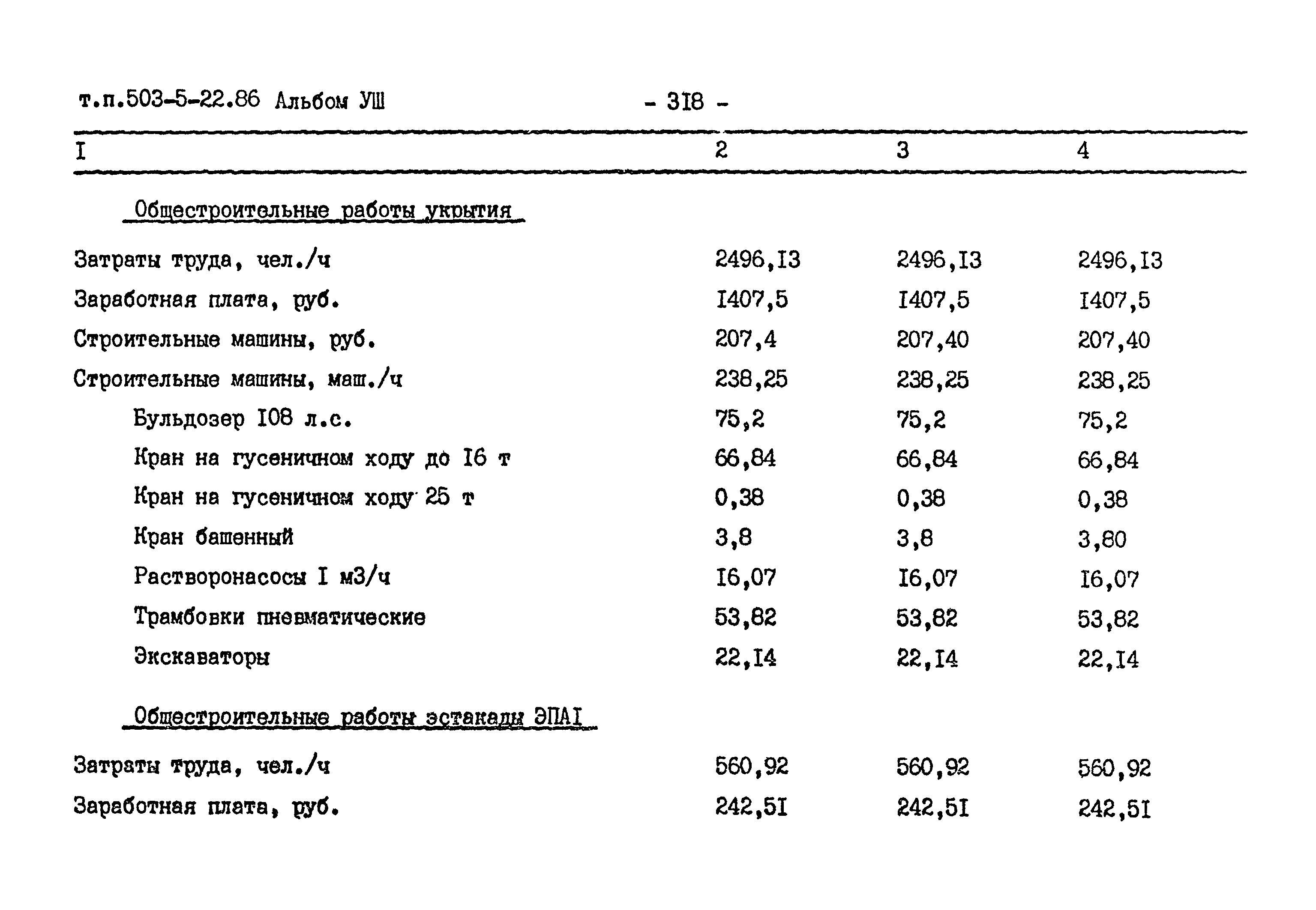 Типовой проект 503-5-22.86