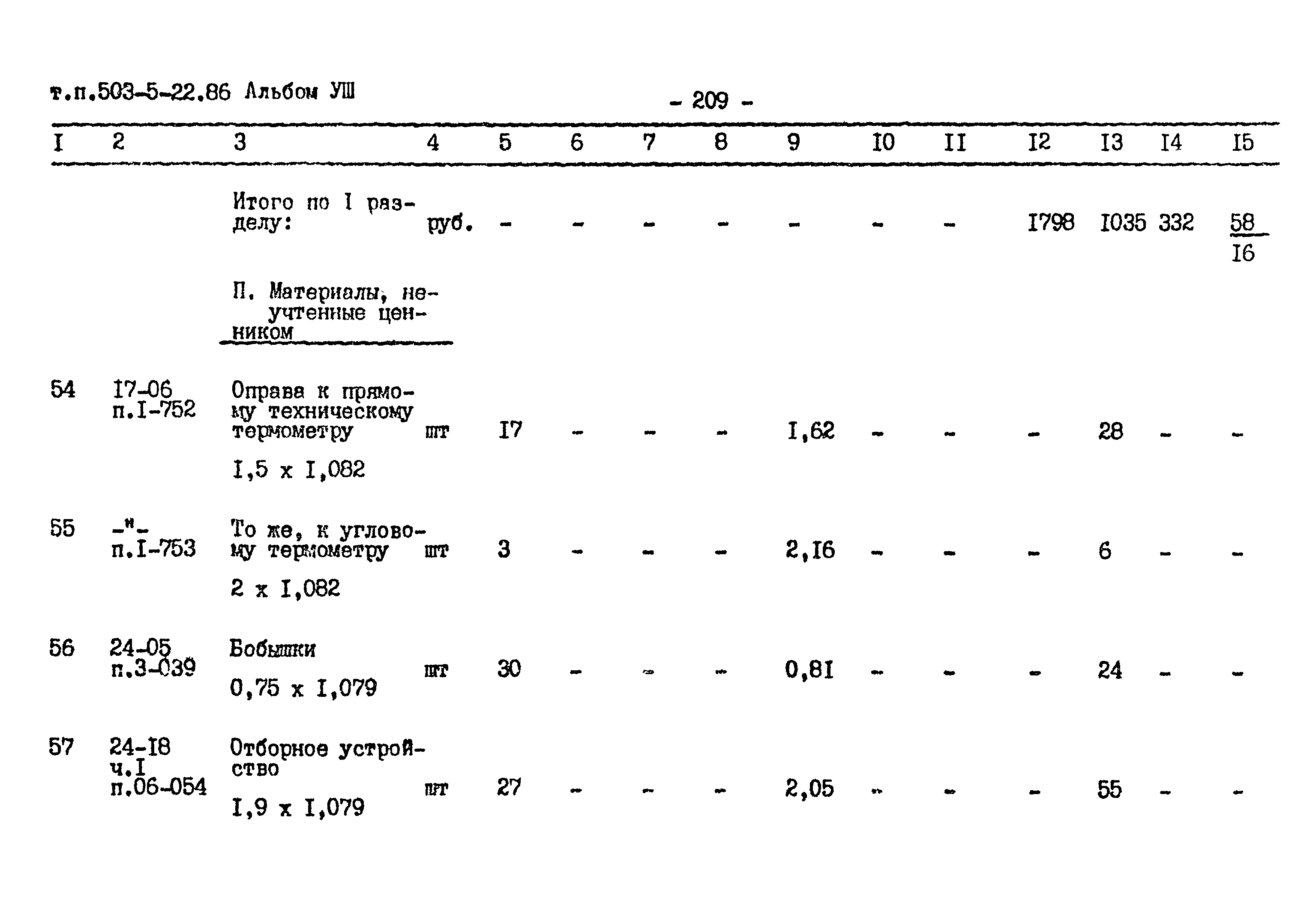 Типовой проект 503-5-22.86