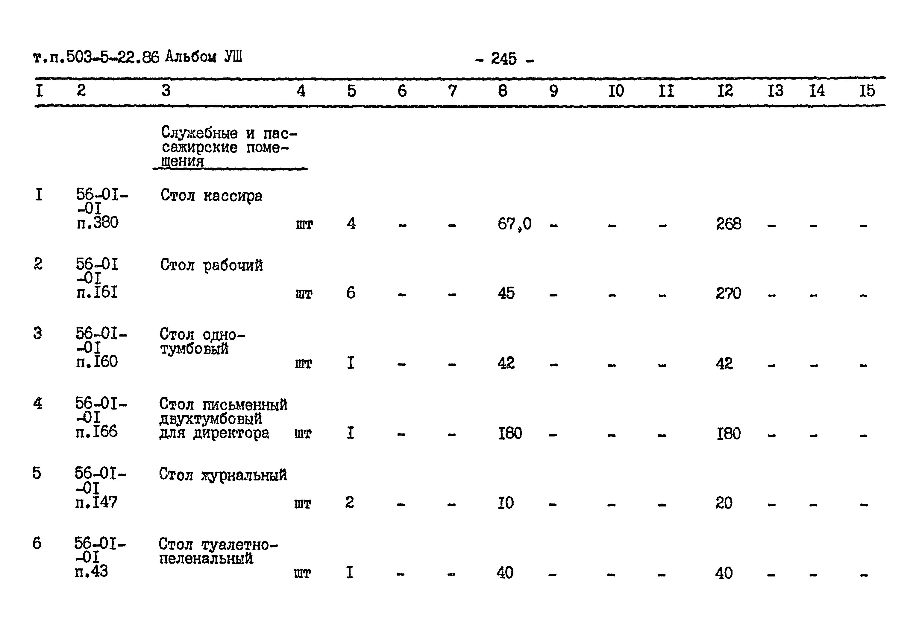 Типовой проект 503-5-22.86