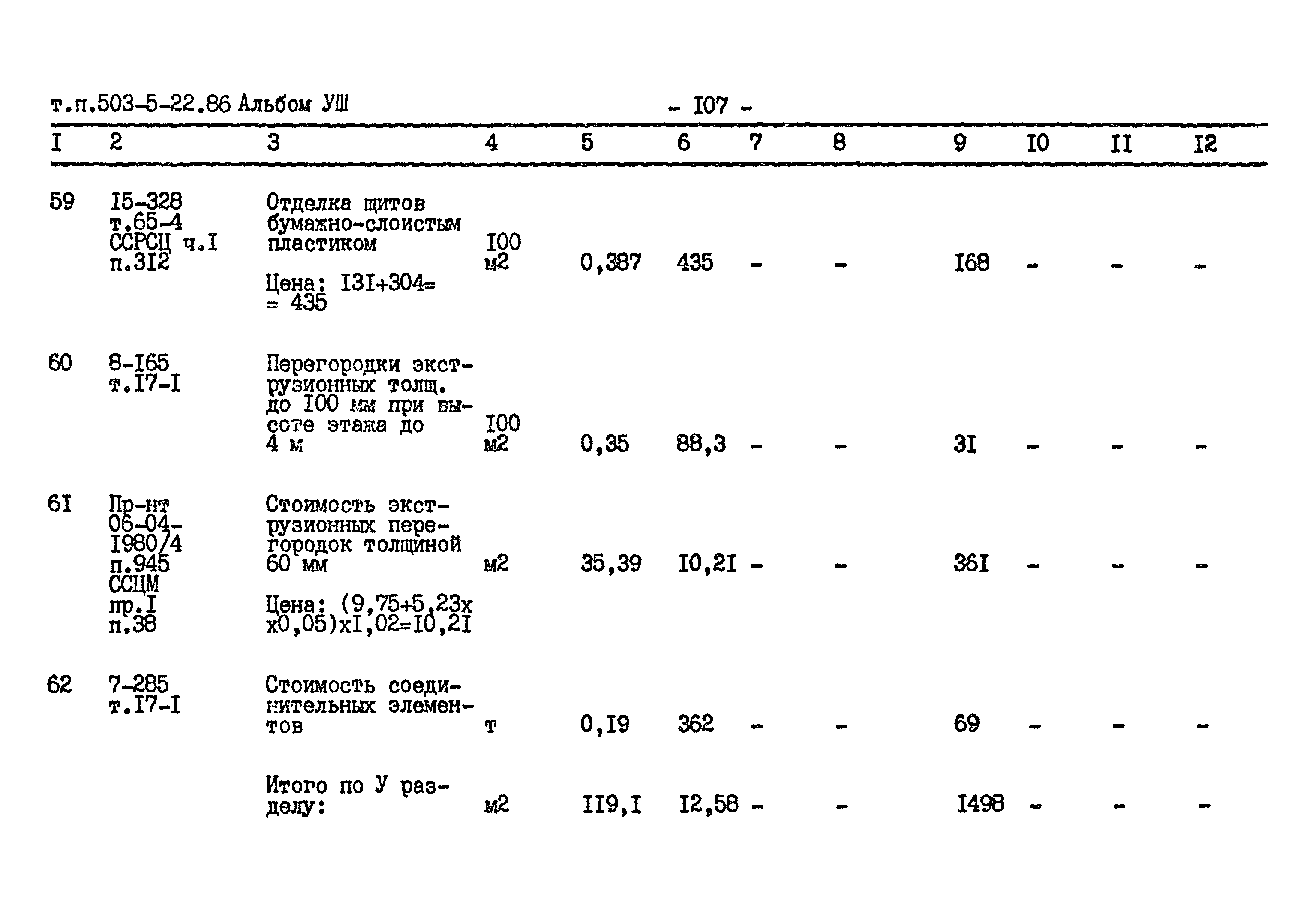 Типовой проект 503-5-22.86
