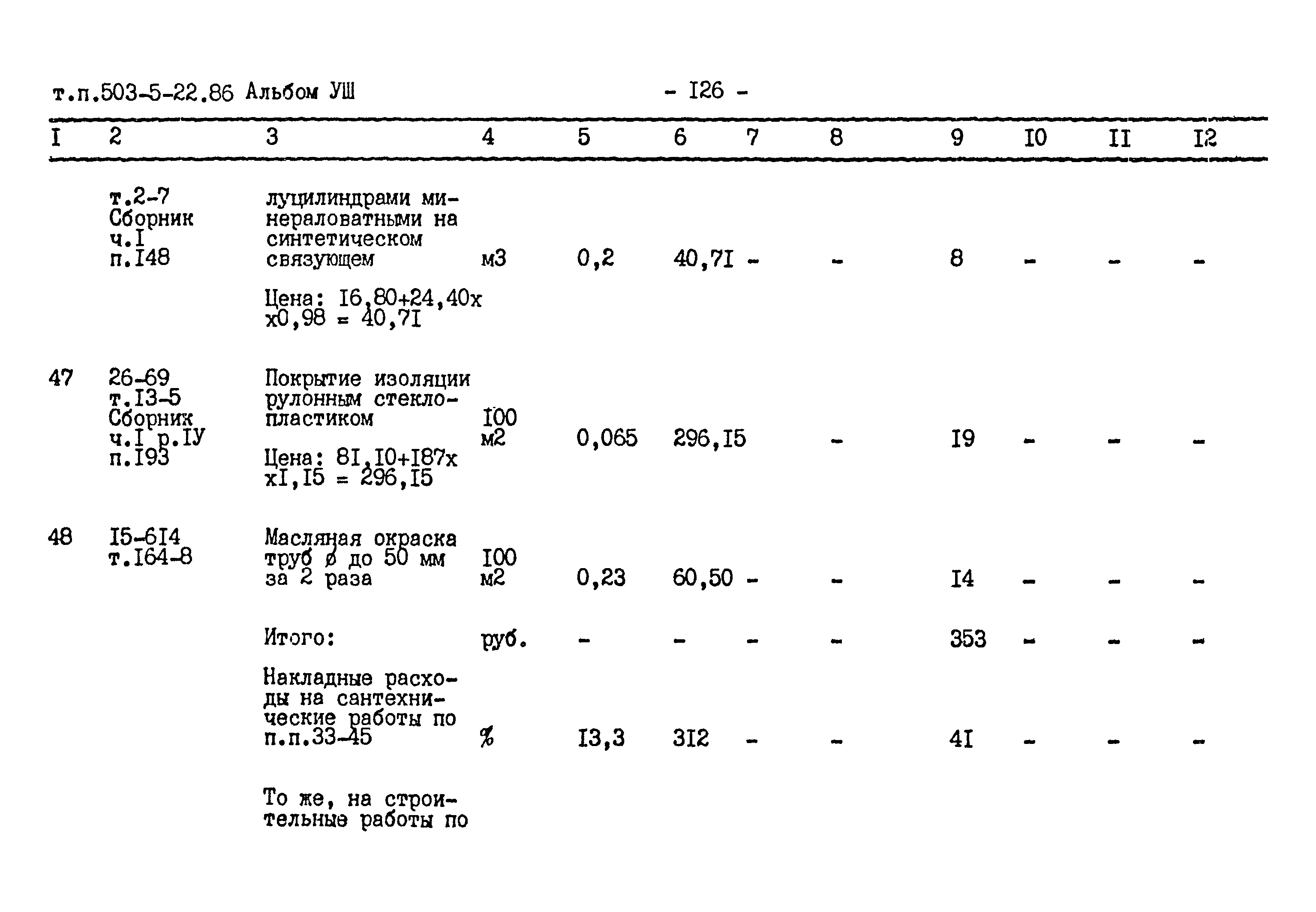 Типовой проект 503-5-22.86