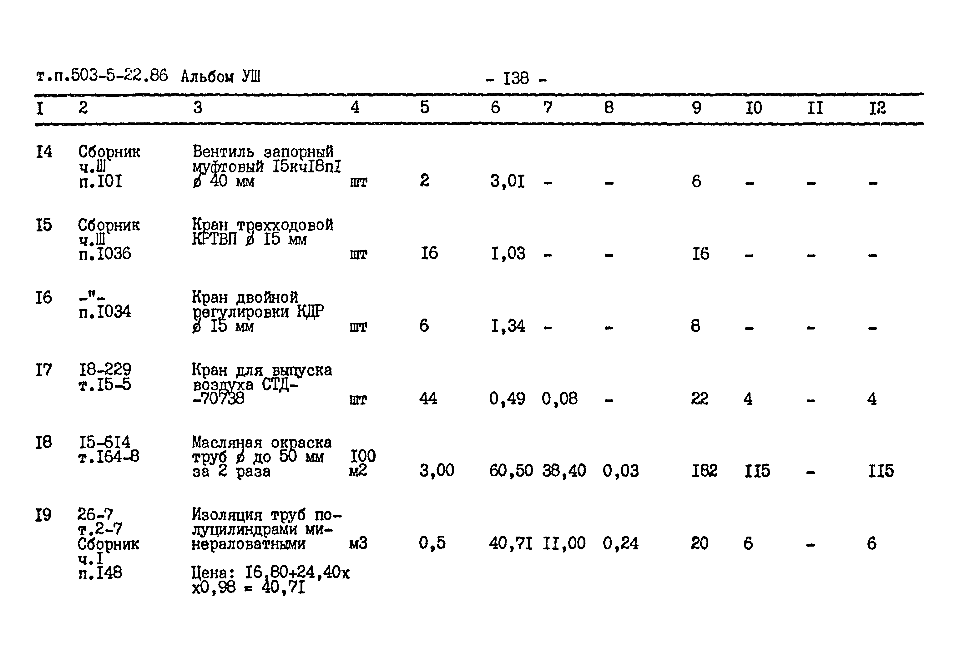 Типовой проект 503-5-22.86