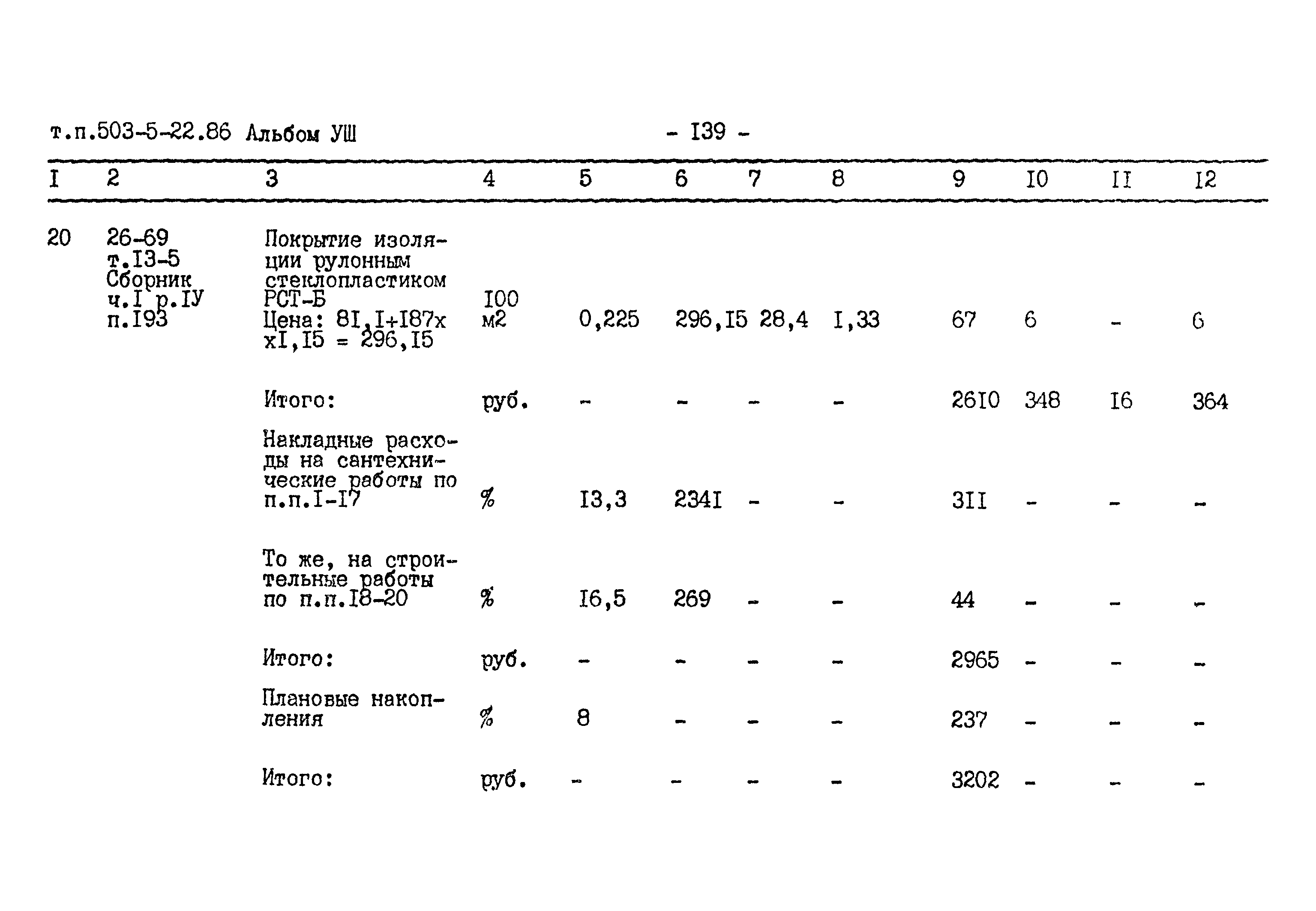 Типовой проект 503-5-22.86