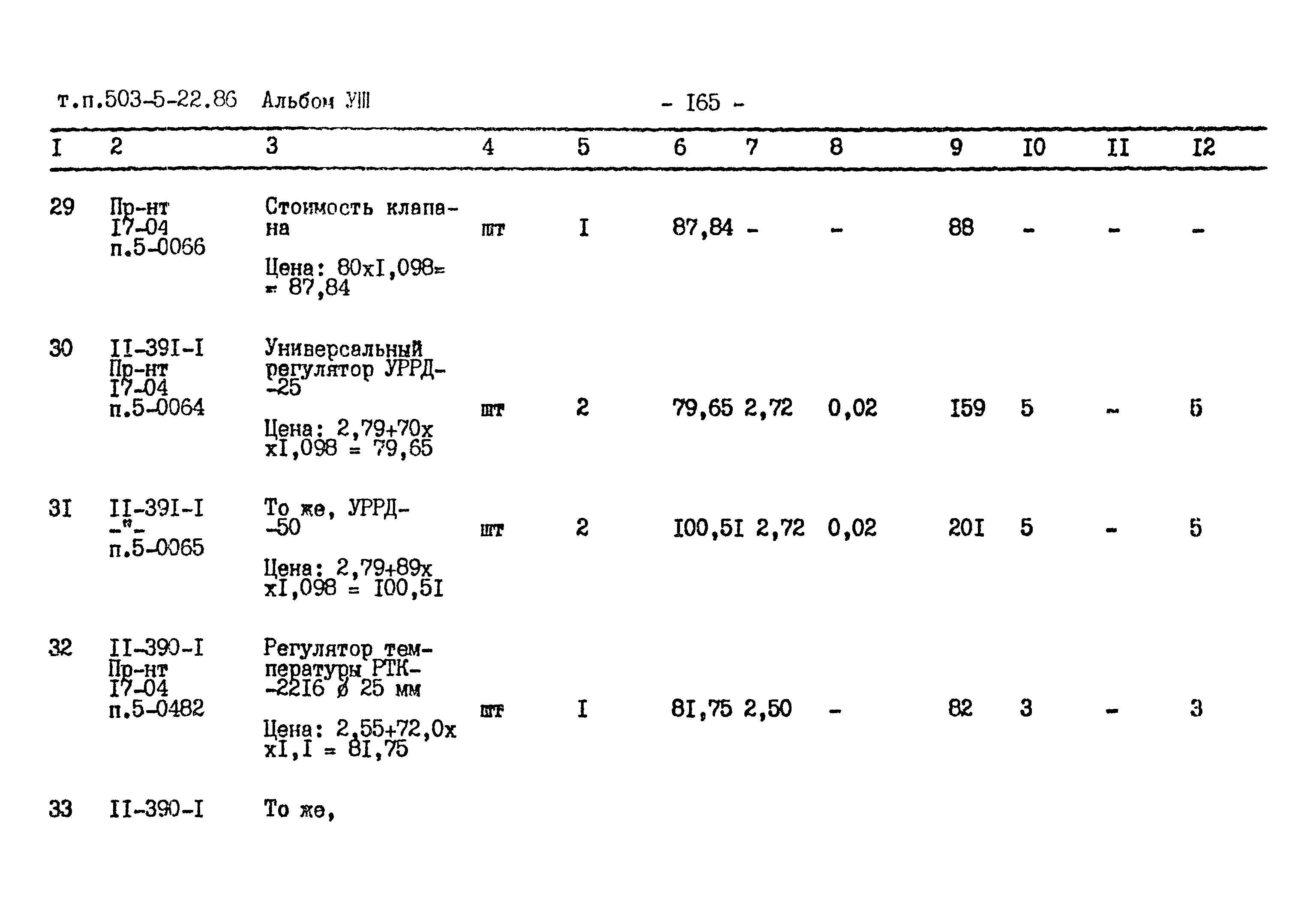 Типовой проект 503-5-22.86