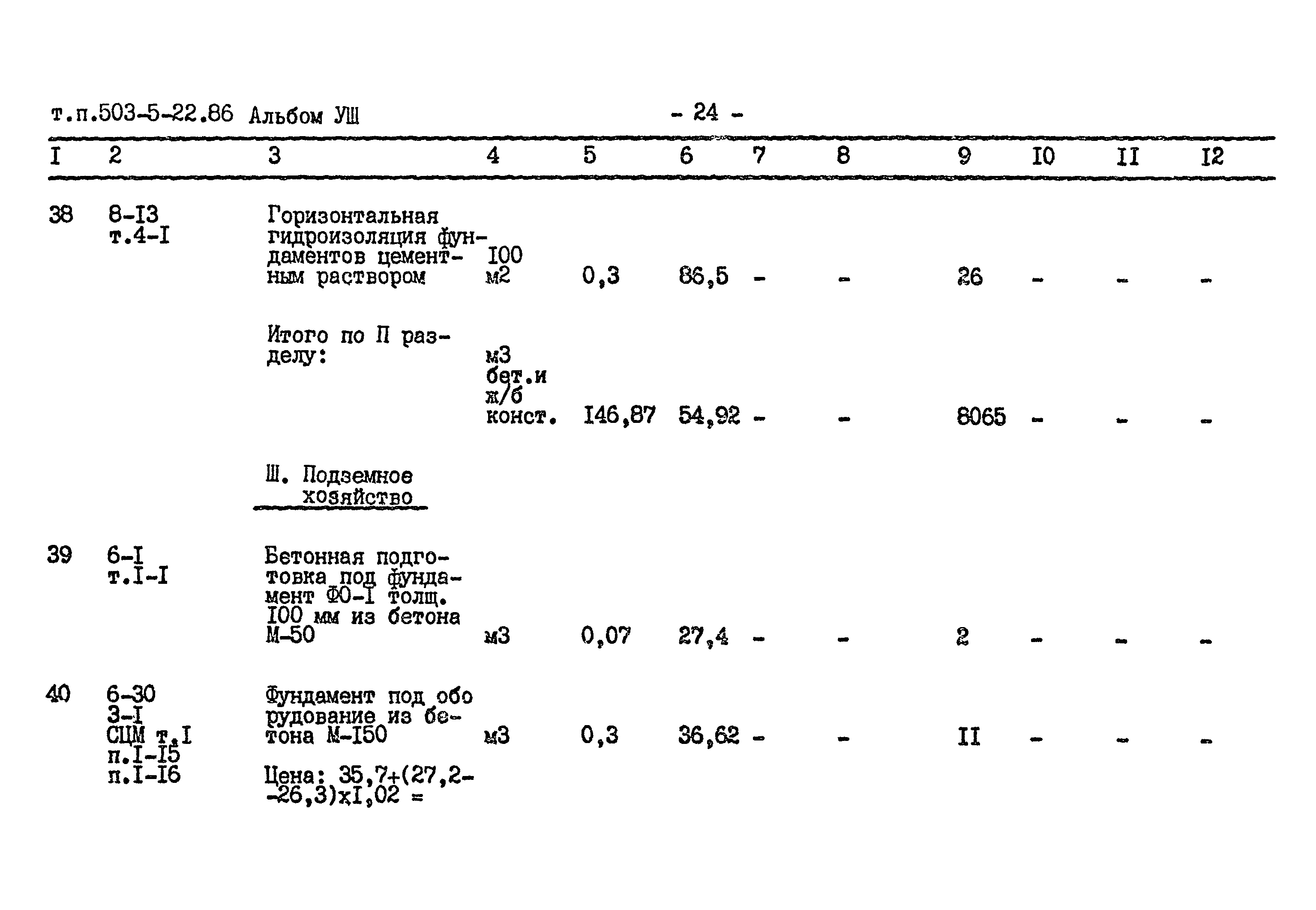 Типовой проект 503-5-22.86