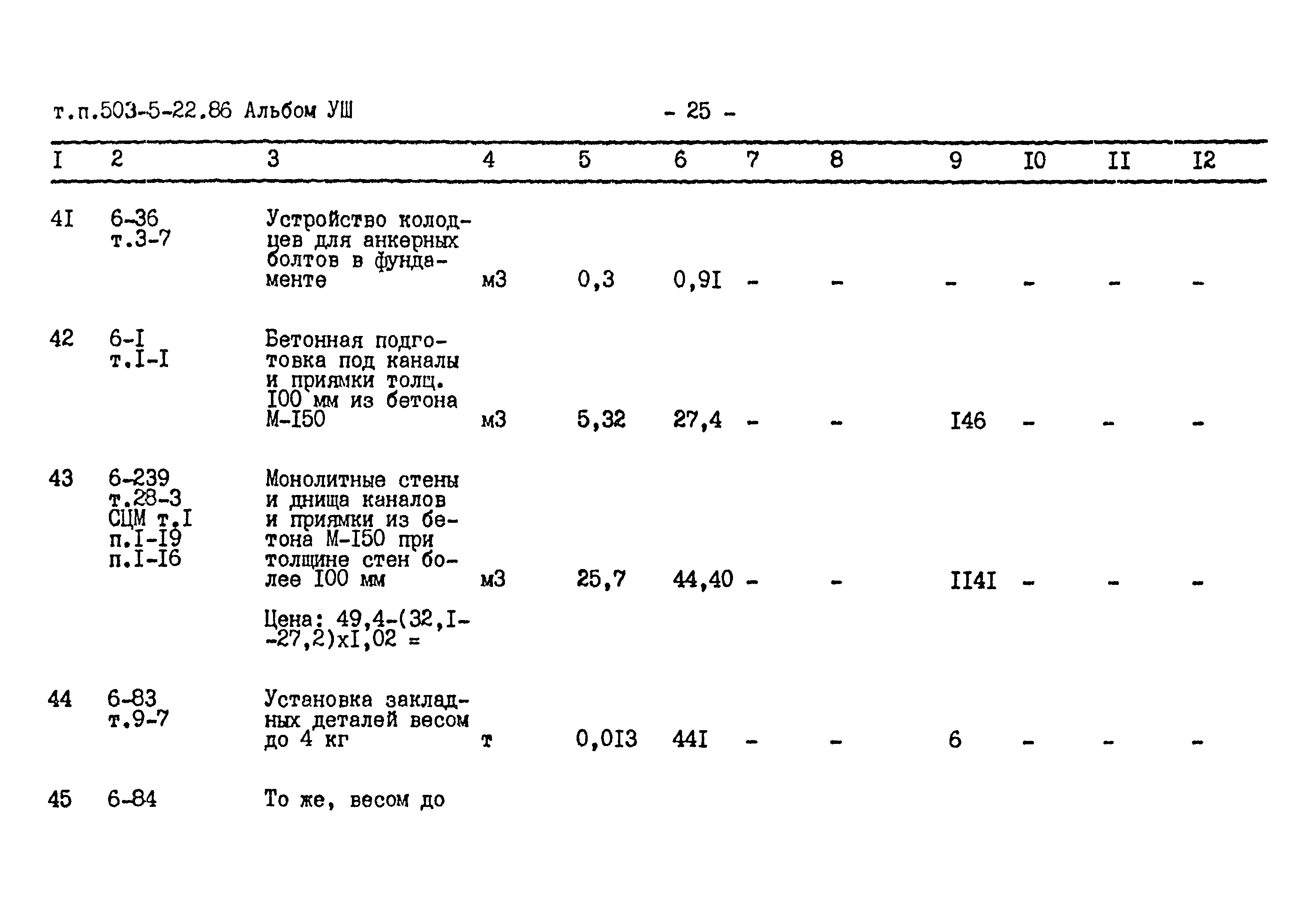 Типовой проект 503-5-22.86