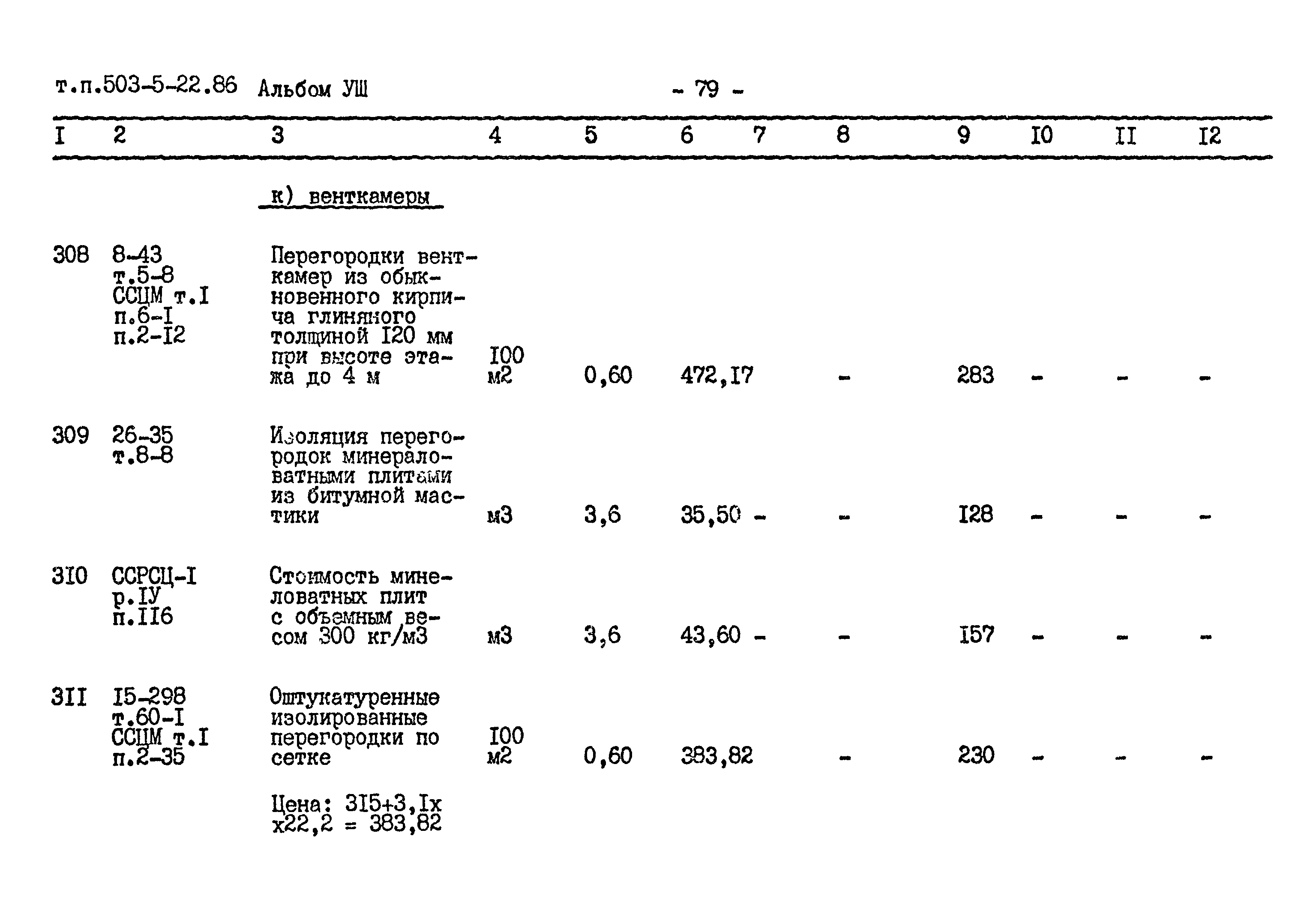Типовой проект 503-5-22.86