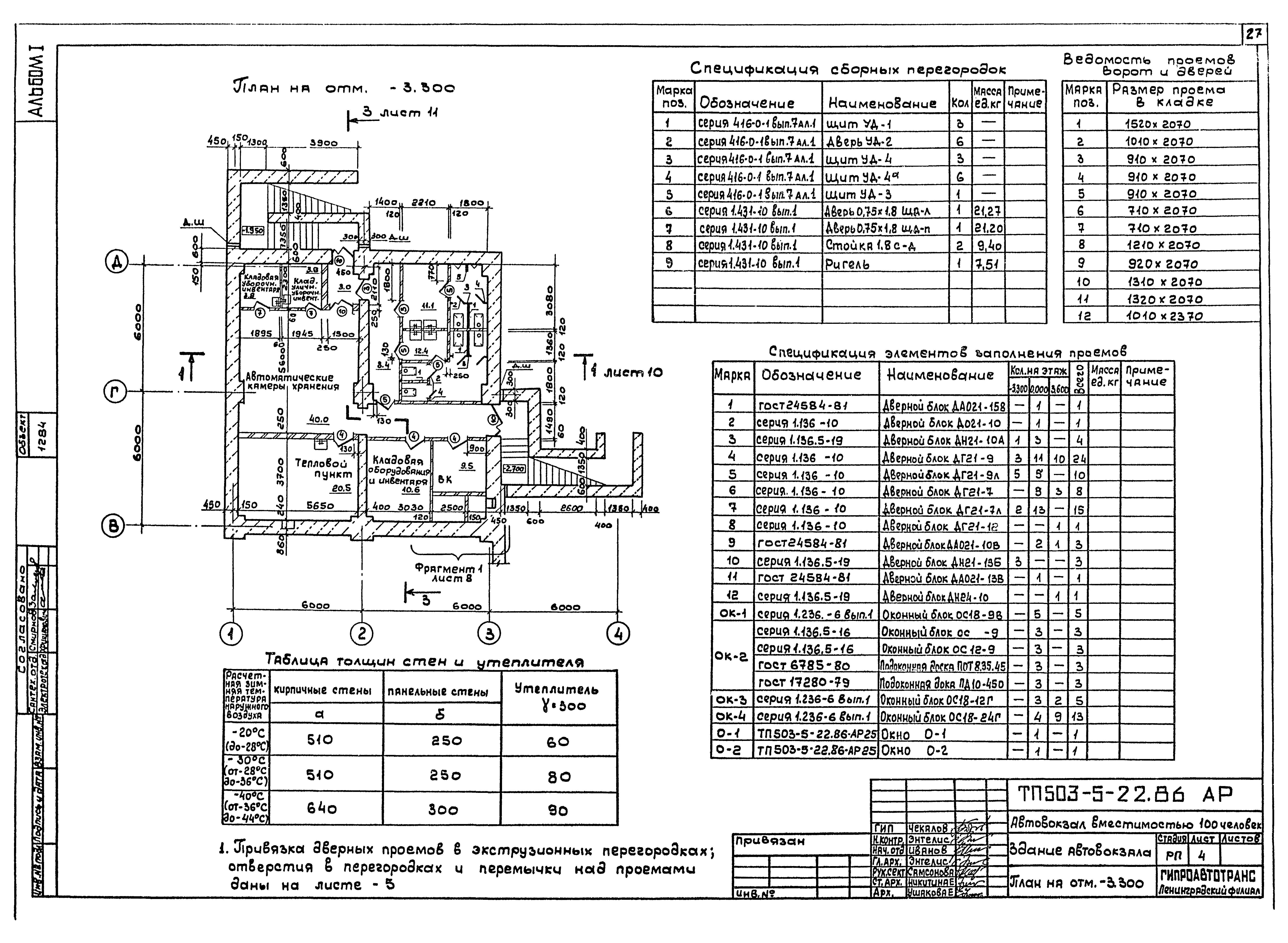 Типовой проект 503-5-22.86