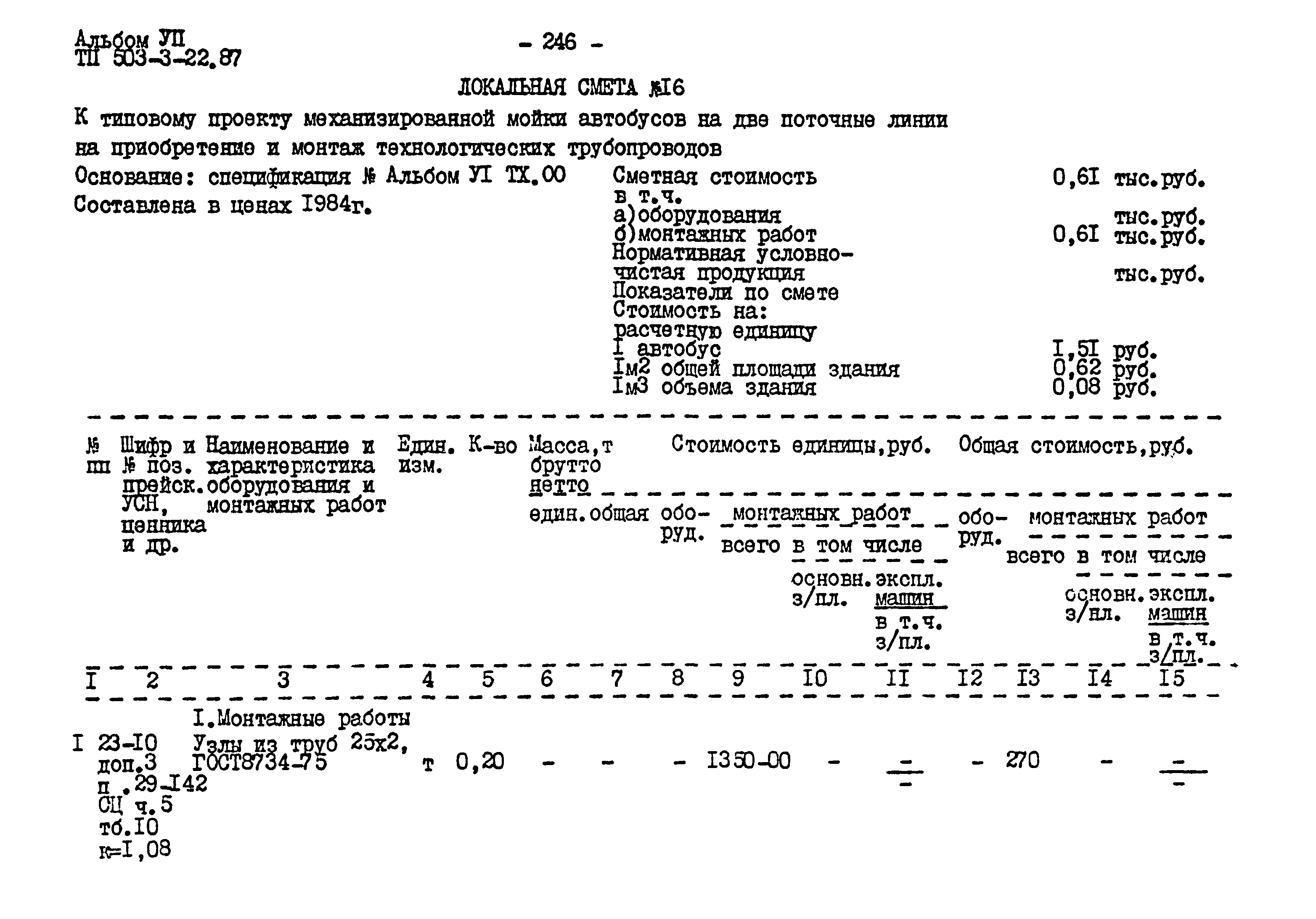 Типовой проект 503-3-22.87