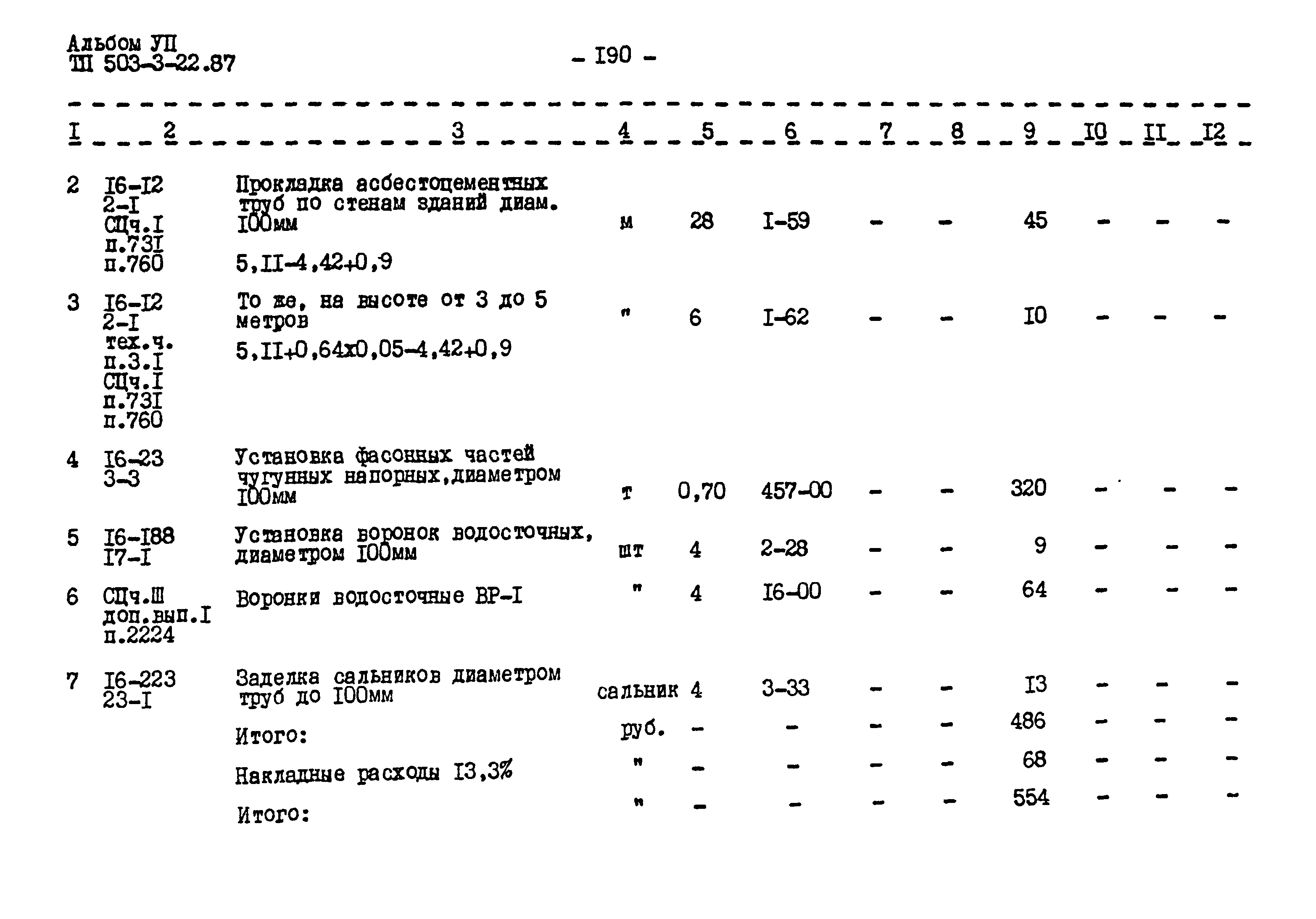 Типовой проект 503-3-22.87