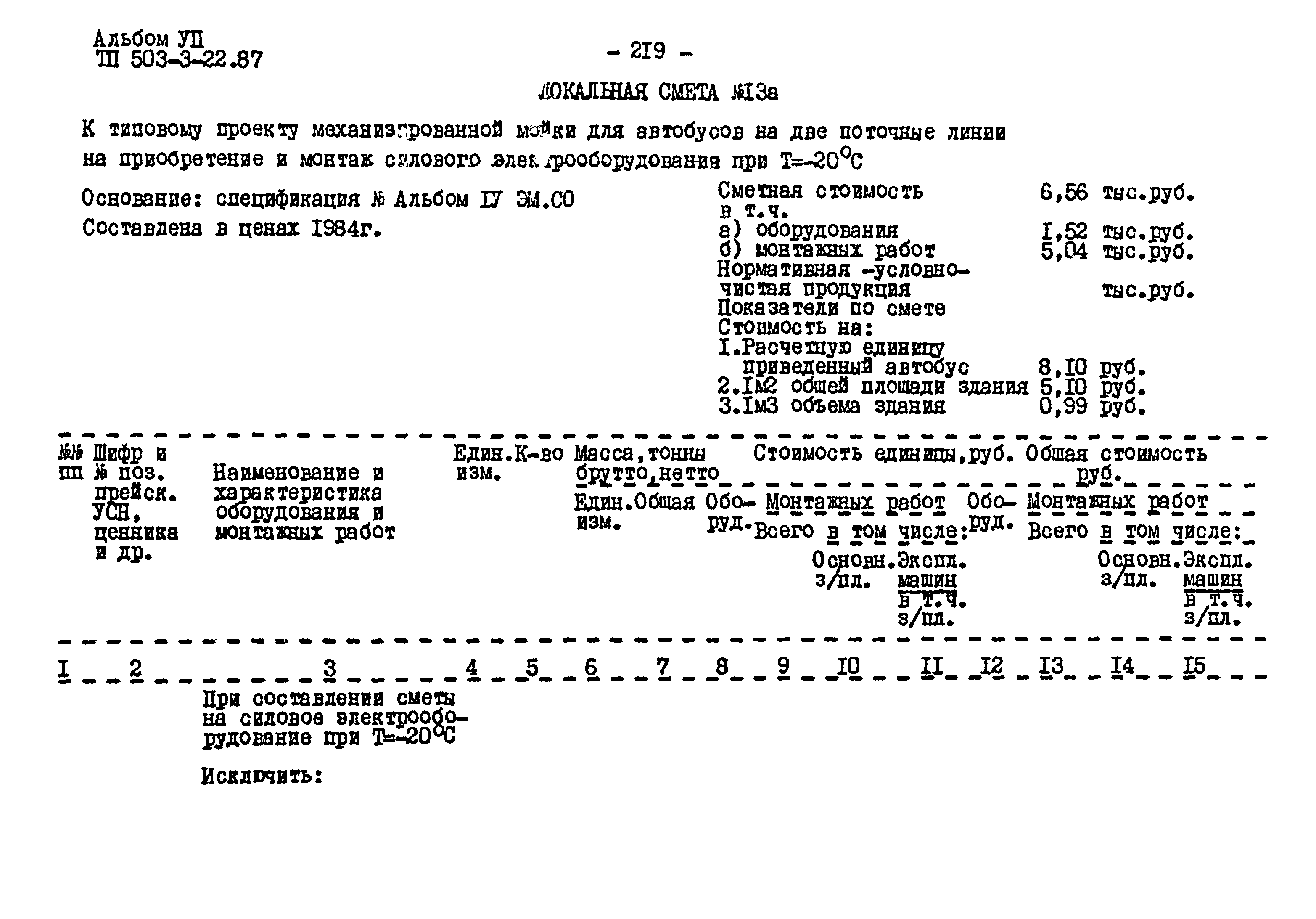 Типовой проект 503-3-22.87