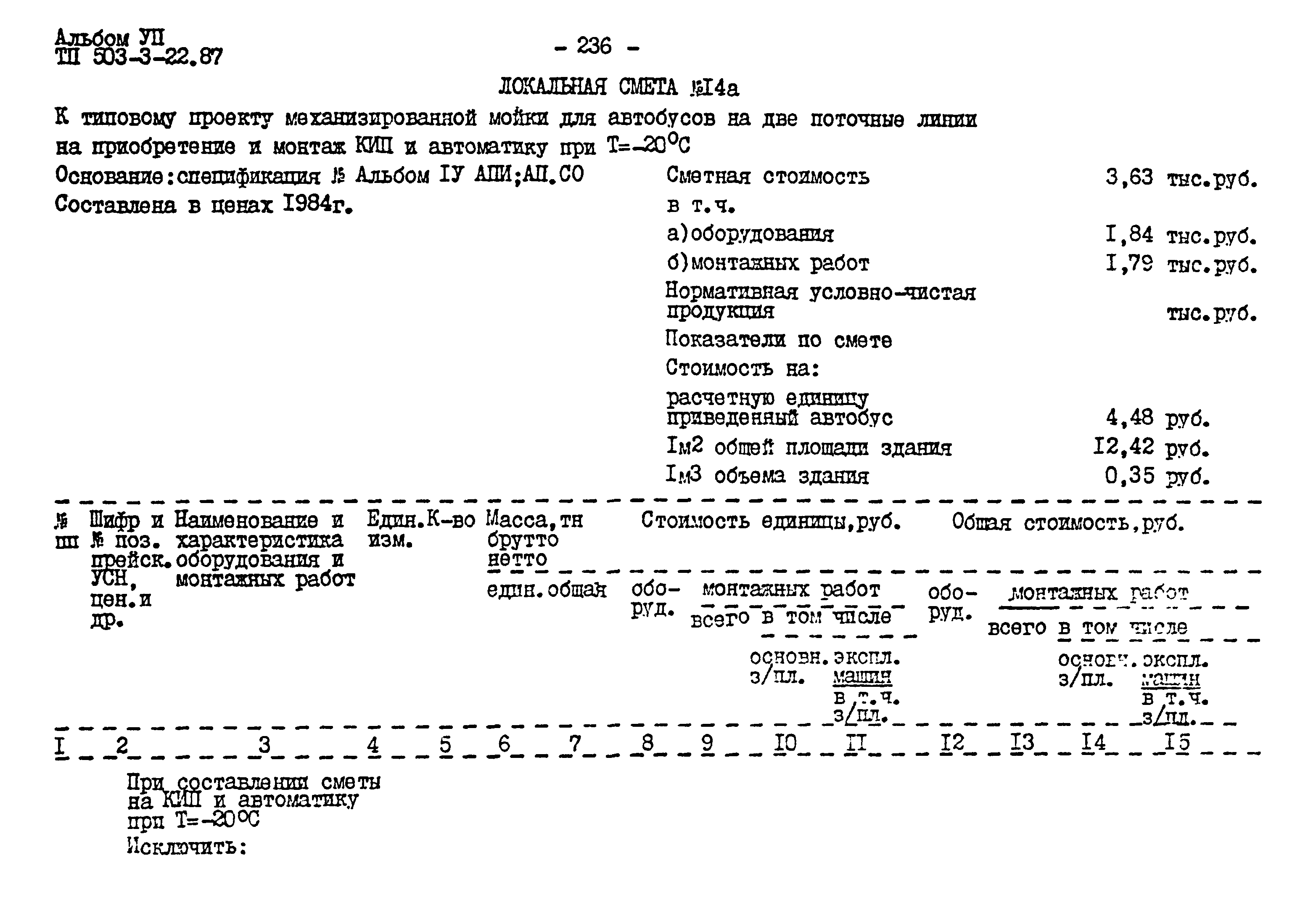 Типовой проект 503-3-22.87