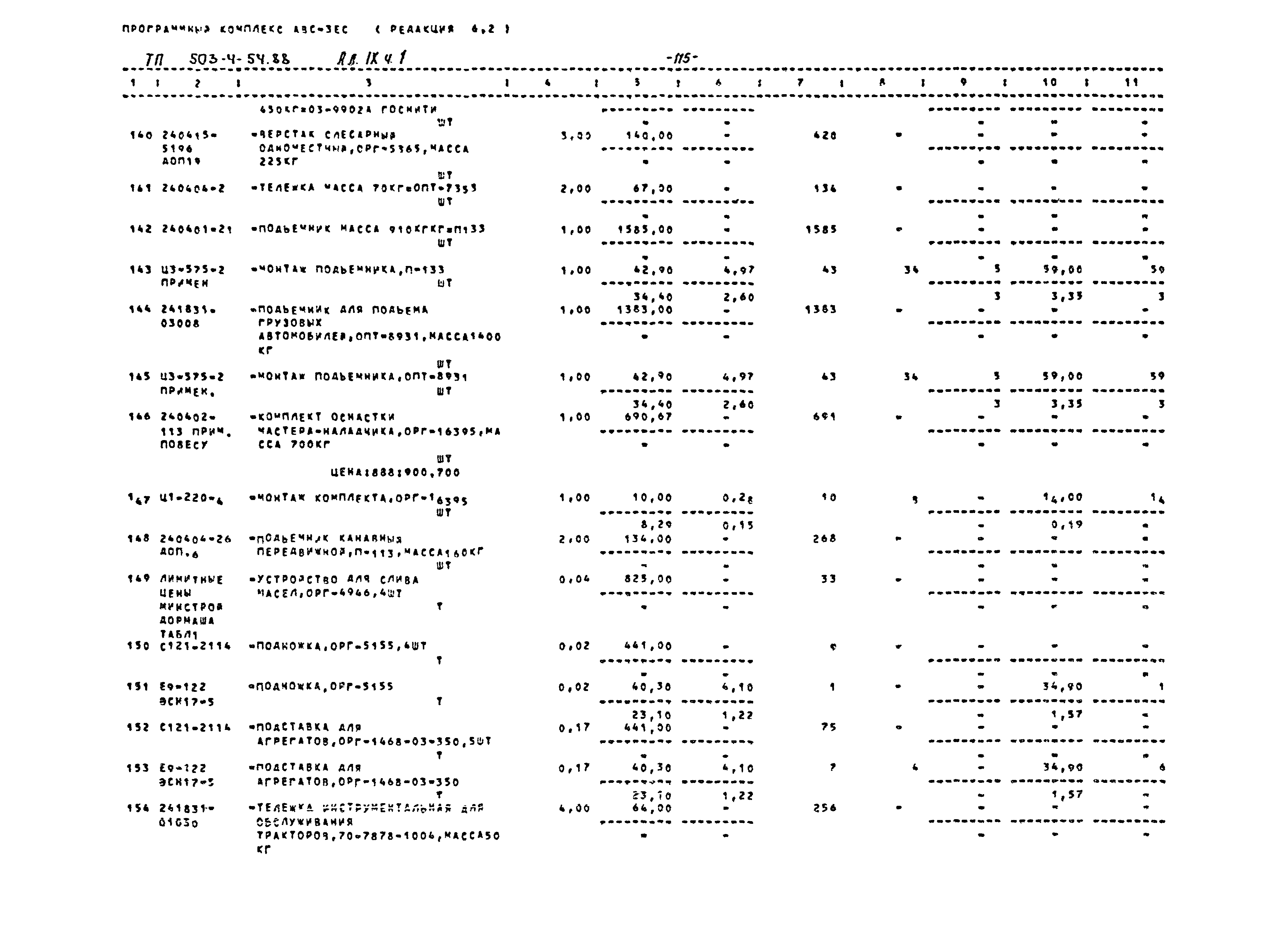 Типовой проект 503-4-54.88