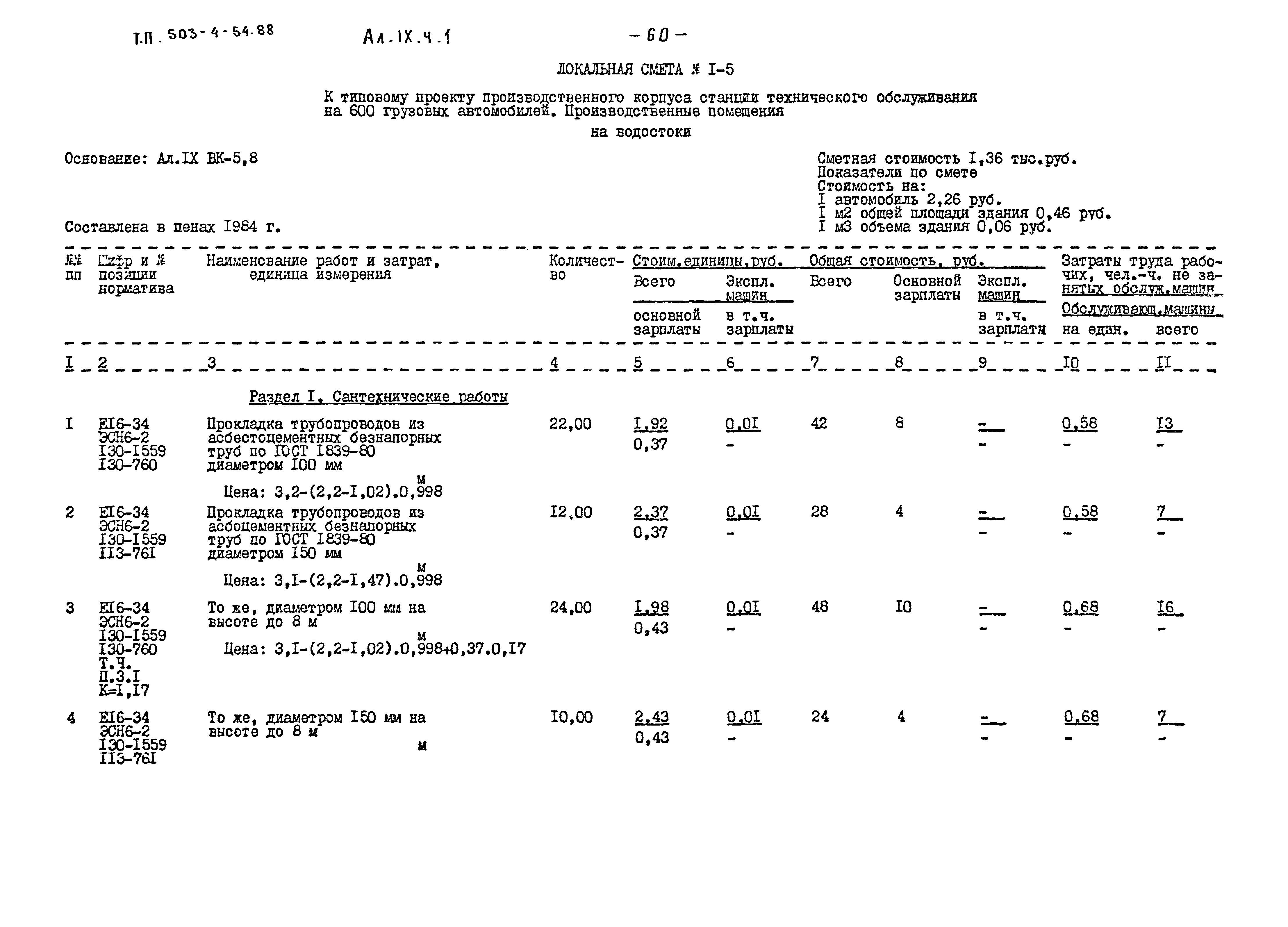 Типовой проект 503-4-54.88