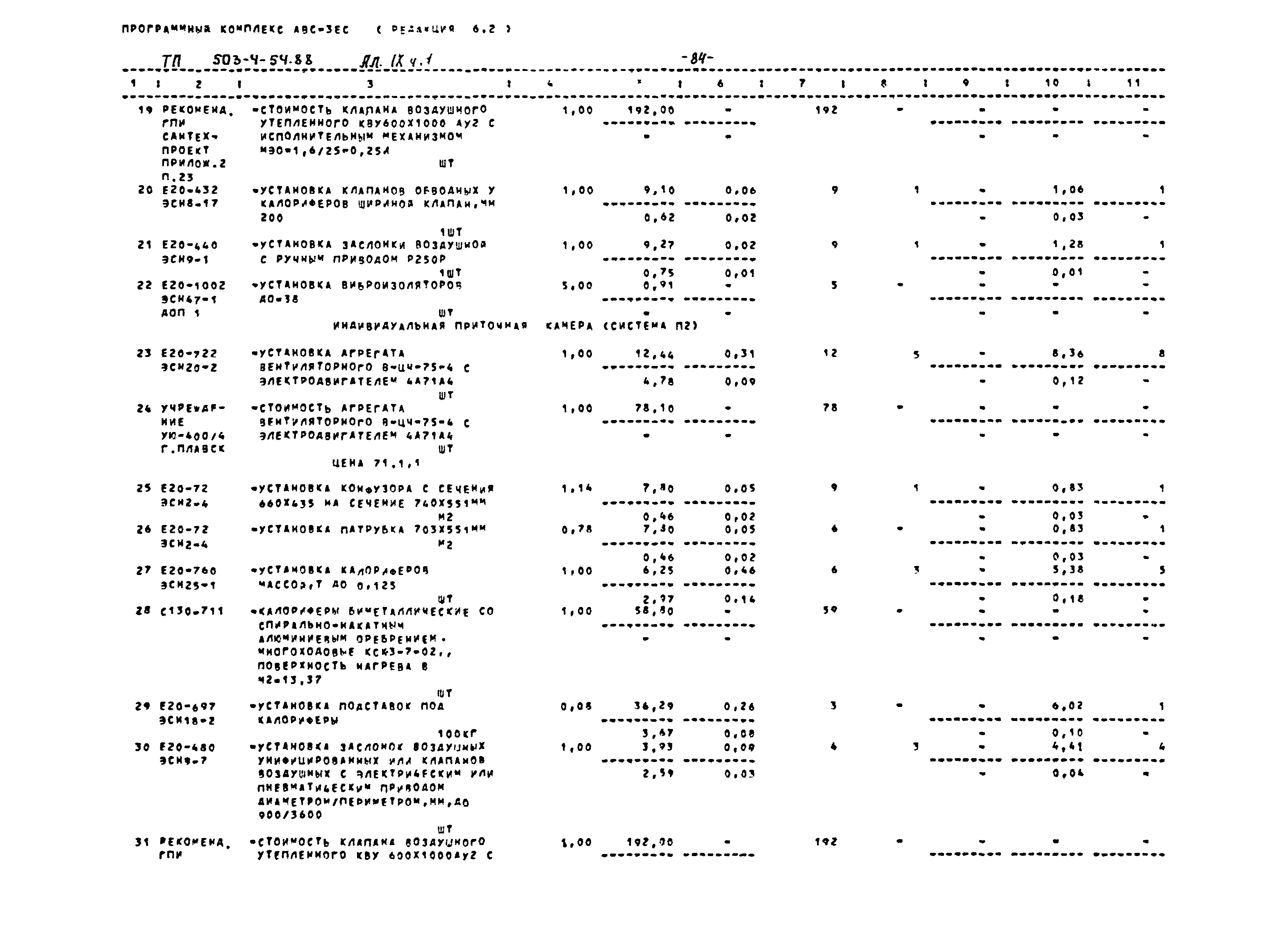 Типовой проект 503-4-54.88