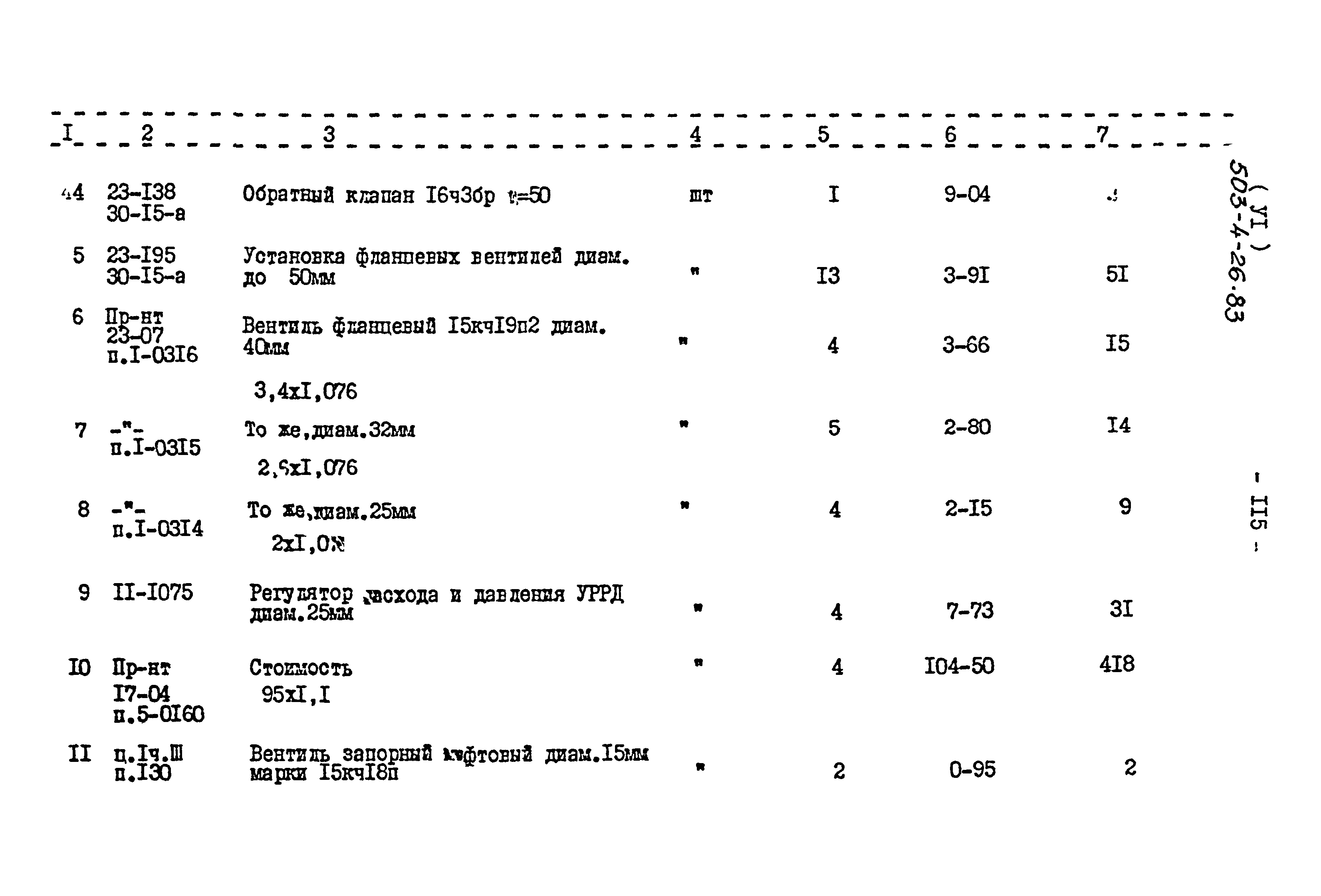 Типовой проект 503-4-26.83
