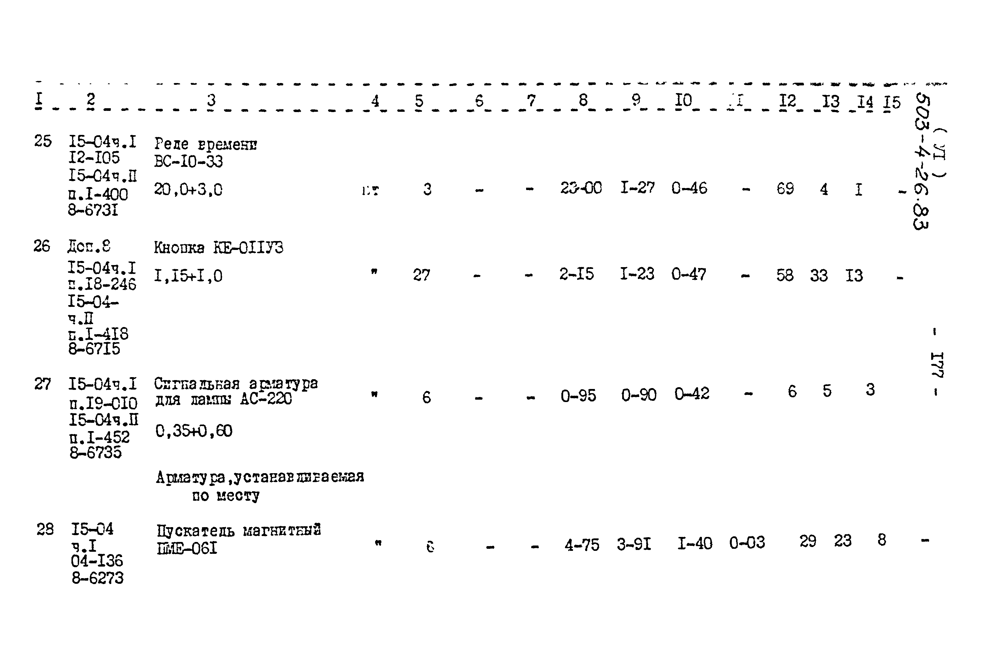 Типовой проект 503-4-26.83