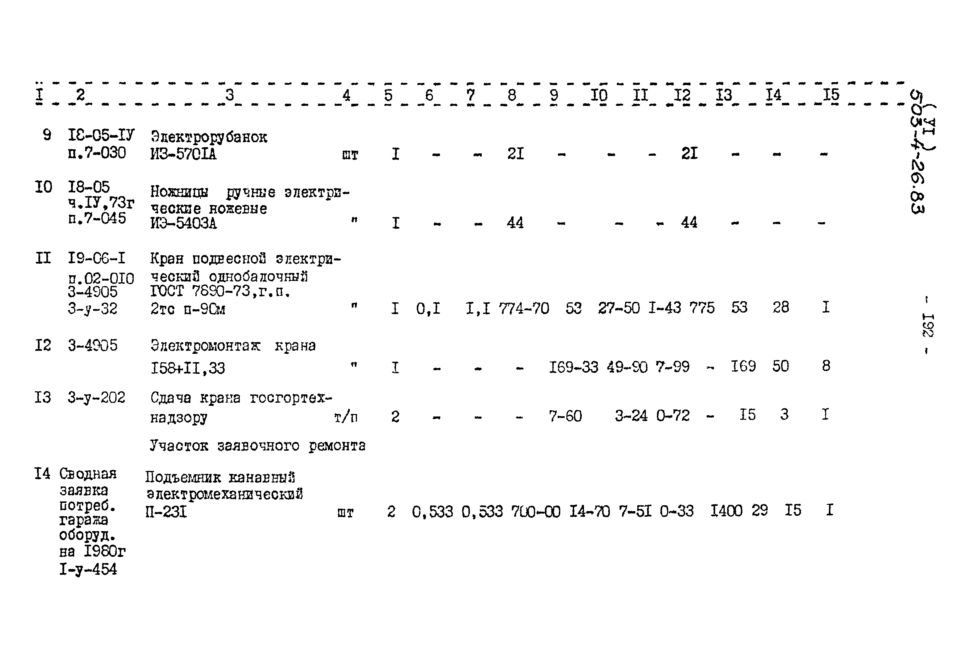 Типовой проект 503-4-26.83
