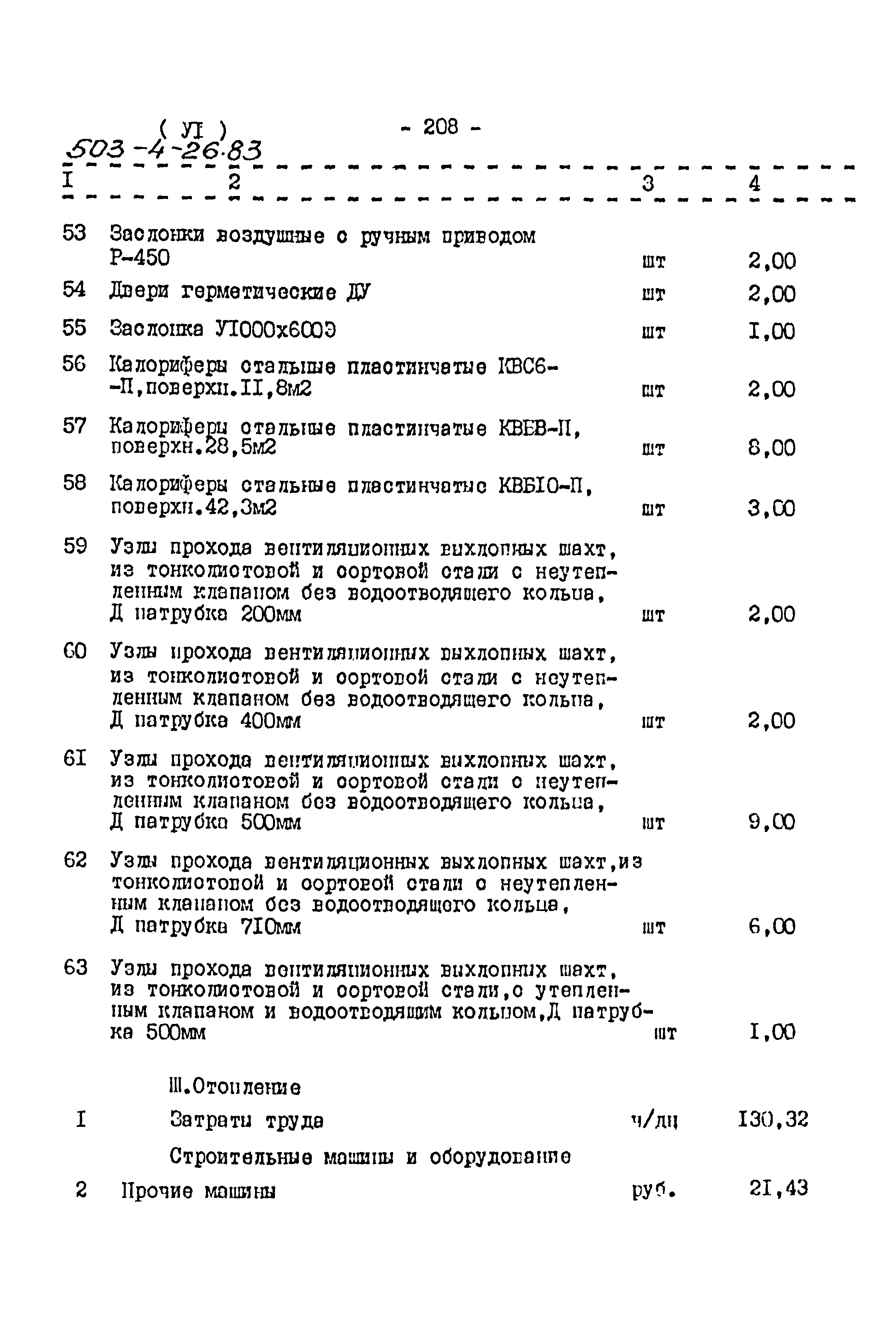 Типовой проект 503-4-26.83
