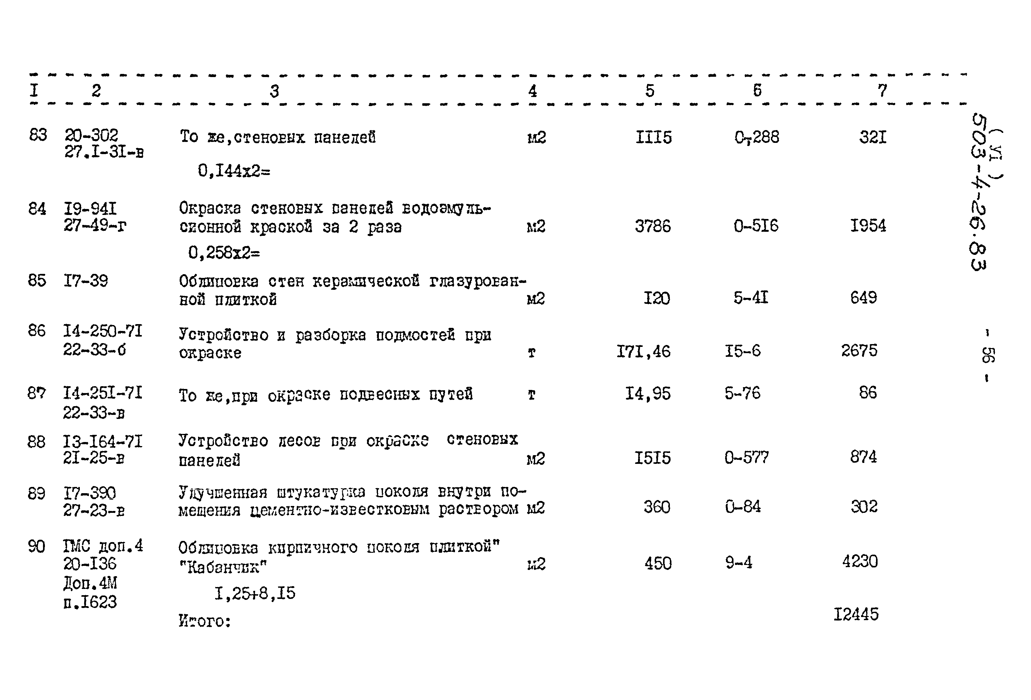 Типовой проект 503-4-26.83