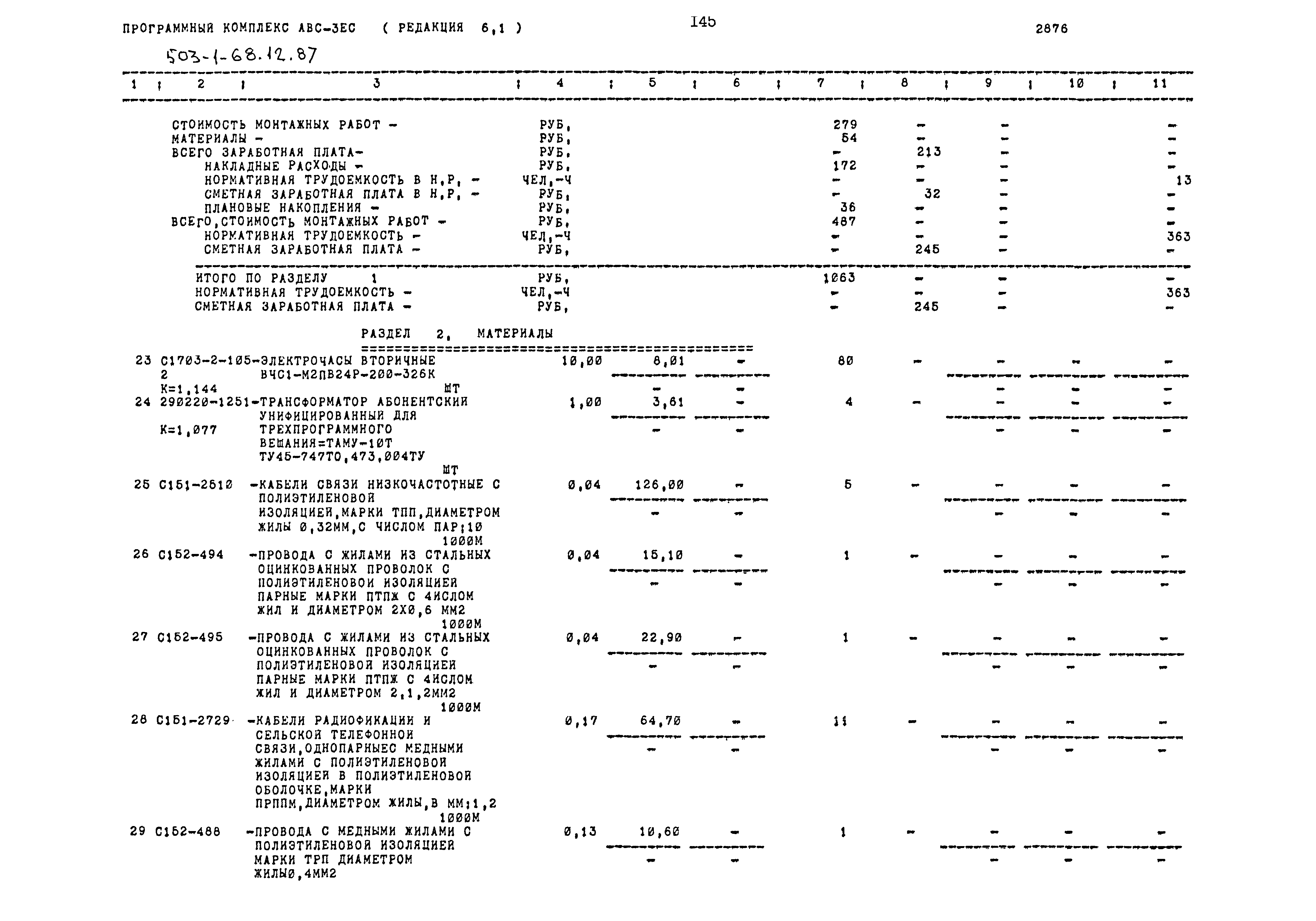 Типовой проект 503-1-68.12.87