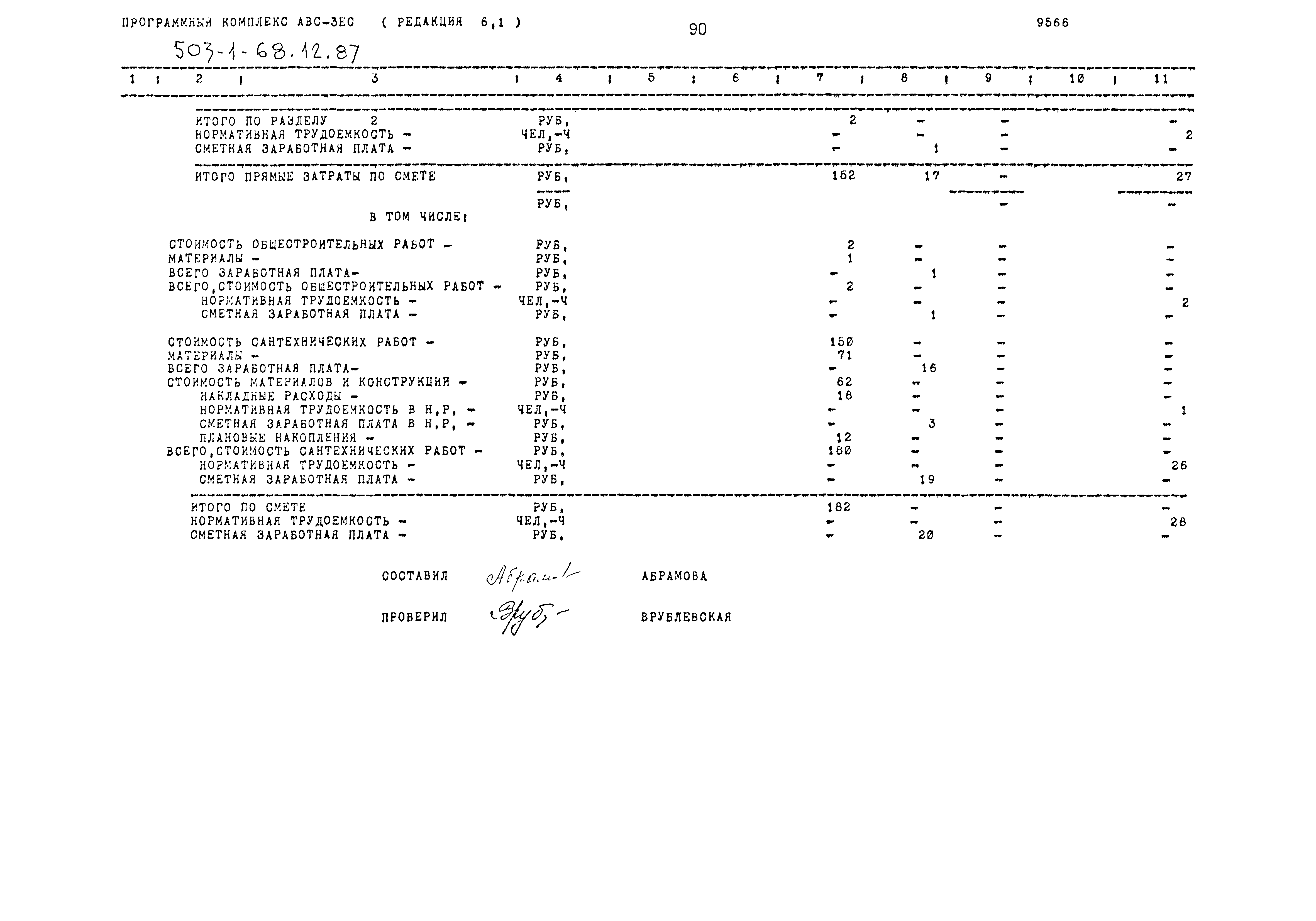Типовой проект 503-1-68.12.87