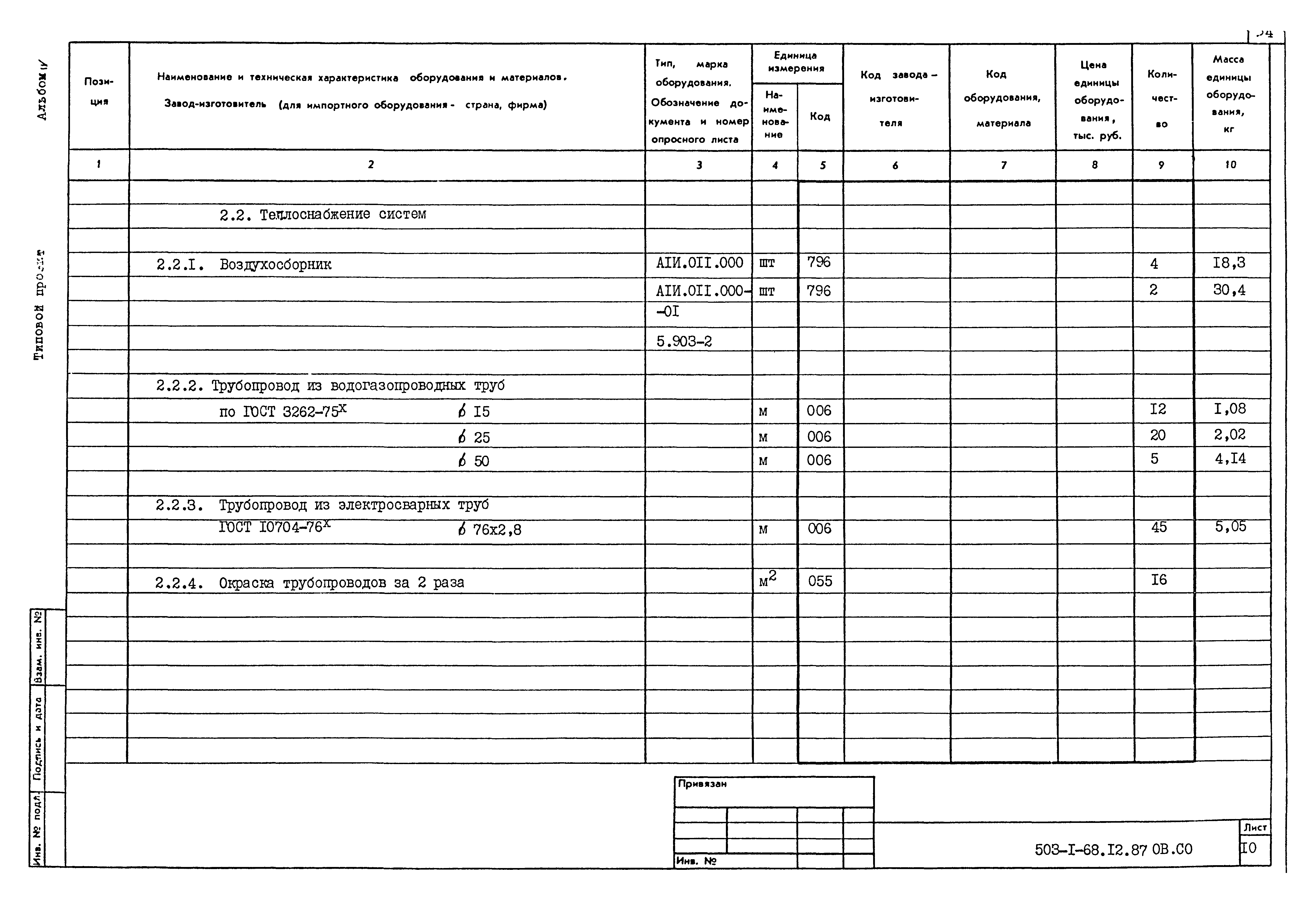 Типовой проект 503-1-68.12.87