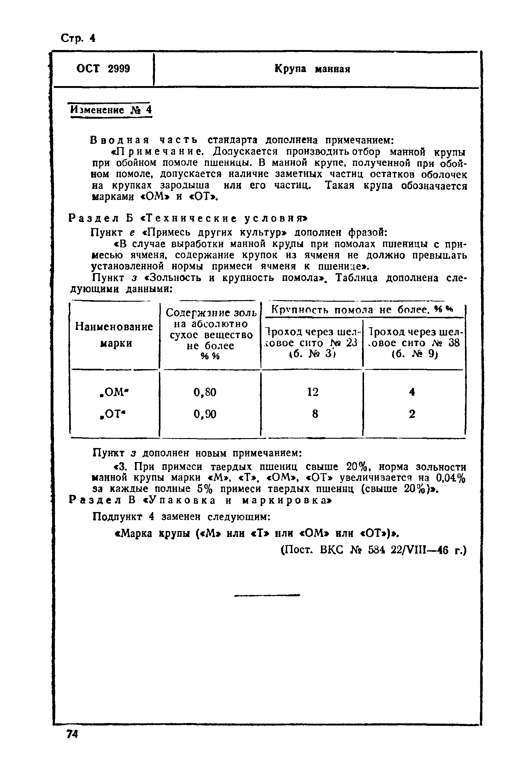 ОСТ 2999