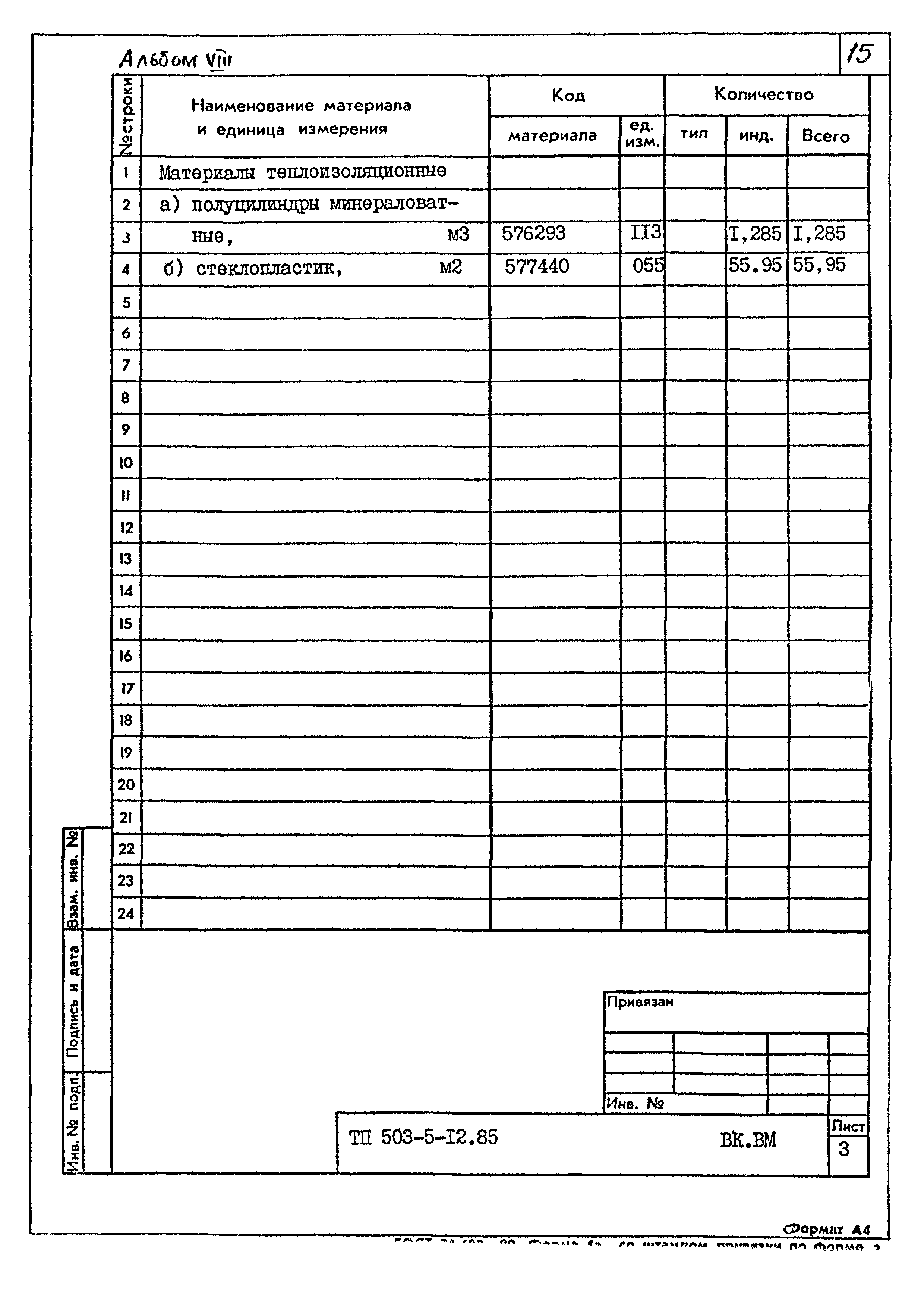 Типовой проект 503-5-12.85