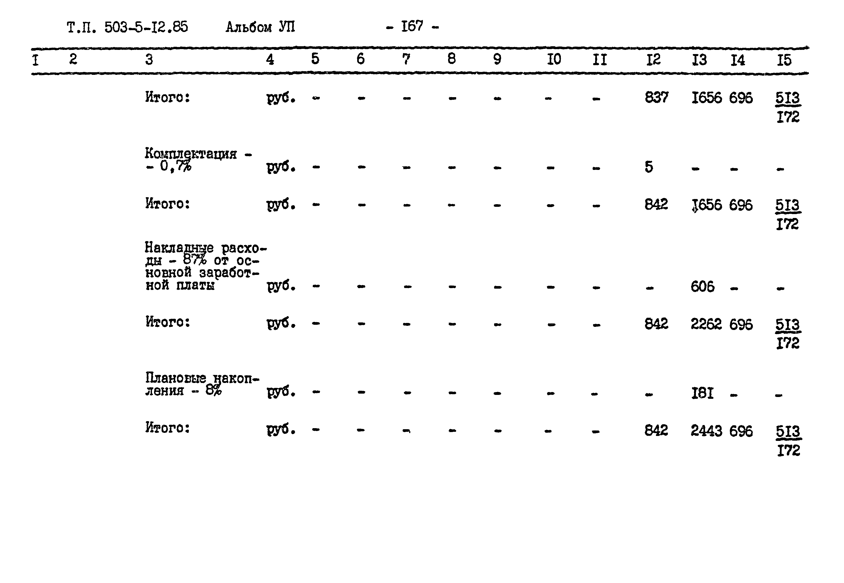 Типовой проект 503-5-12.85