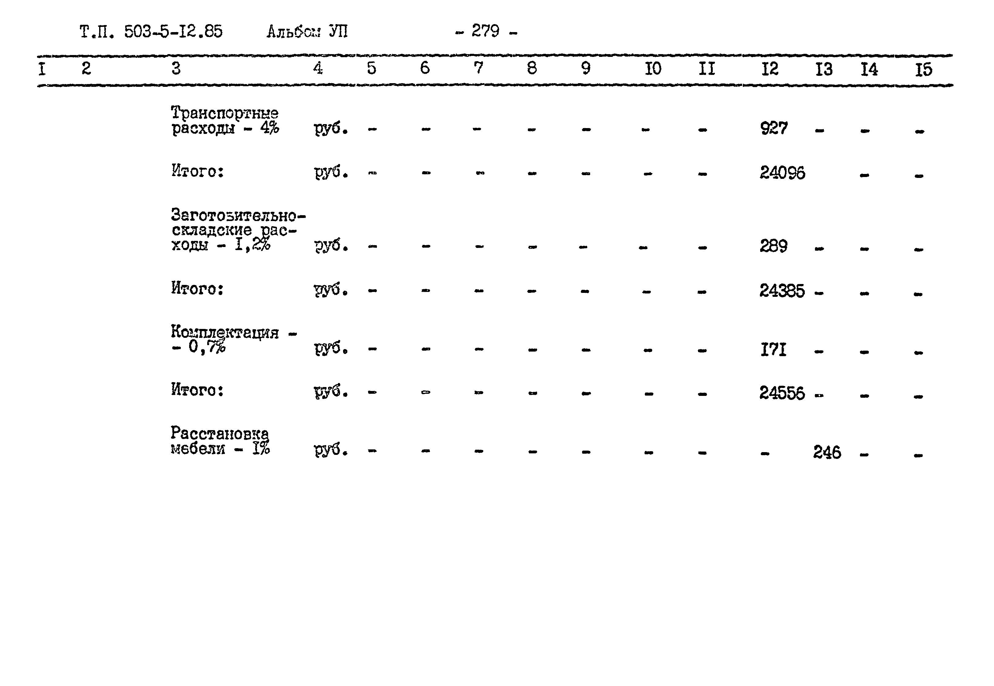 Типовой проект 503-5-12.85