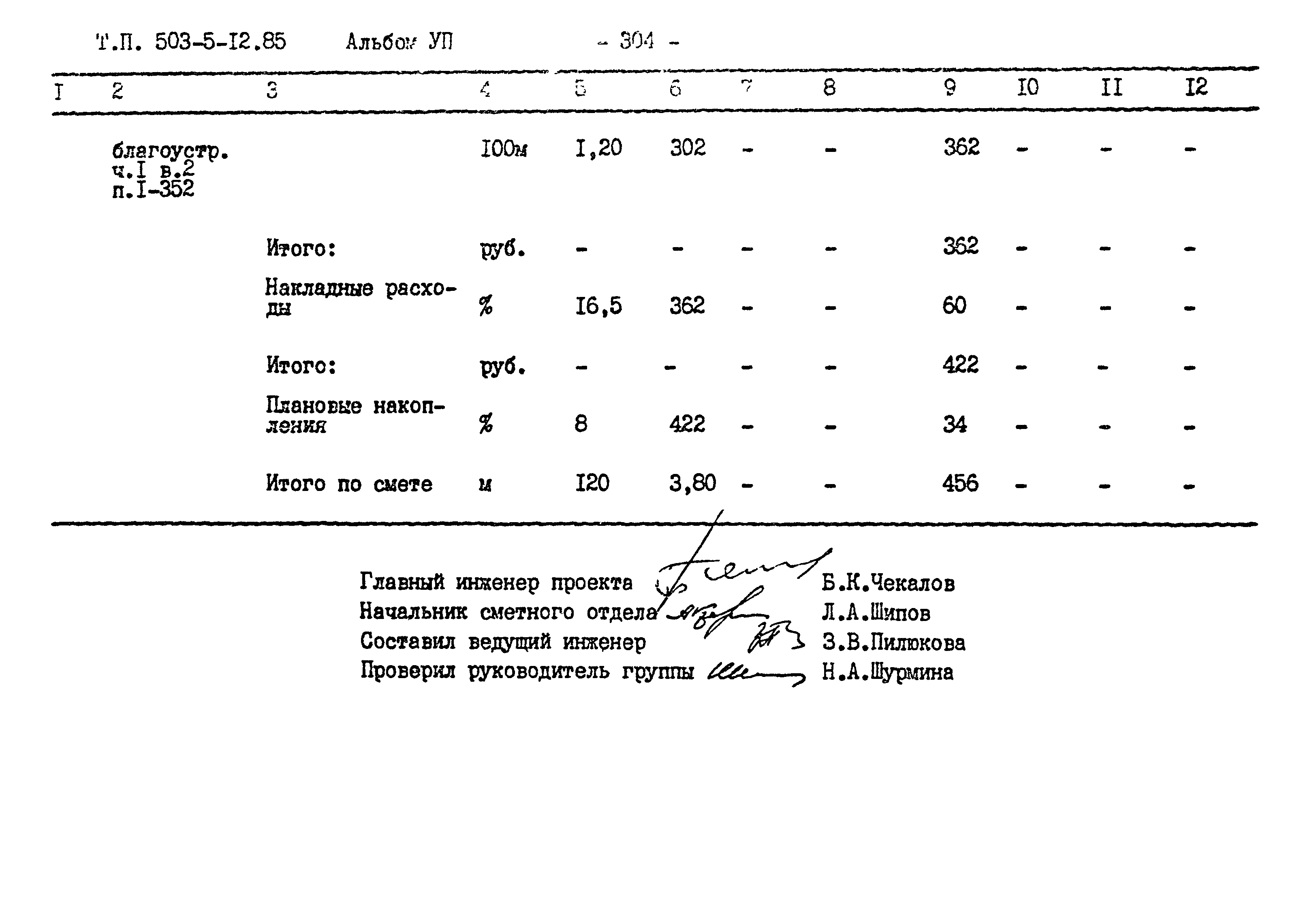 Типовой проект 503-5-12.85