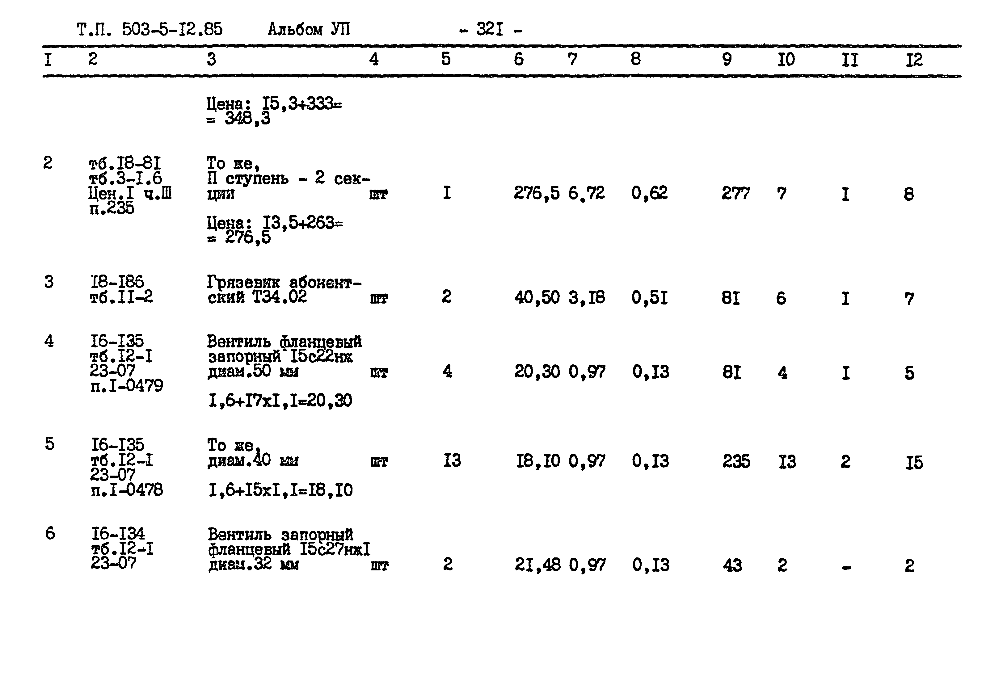 Типовой проект 503-5-12.85