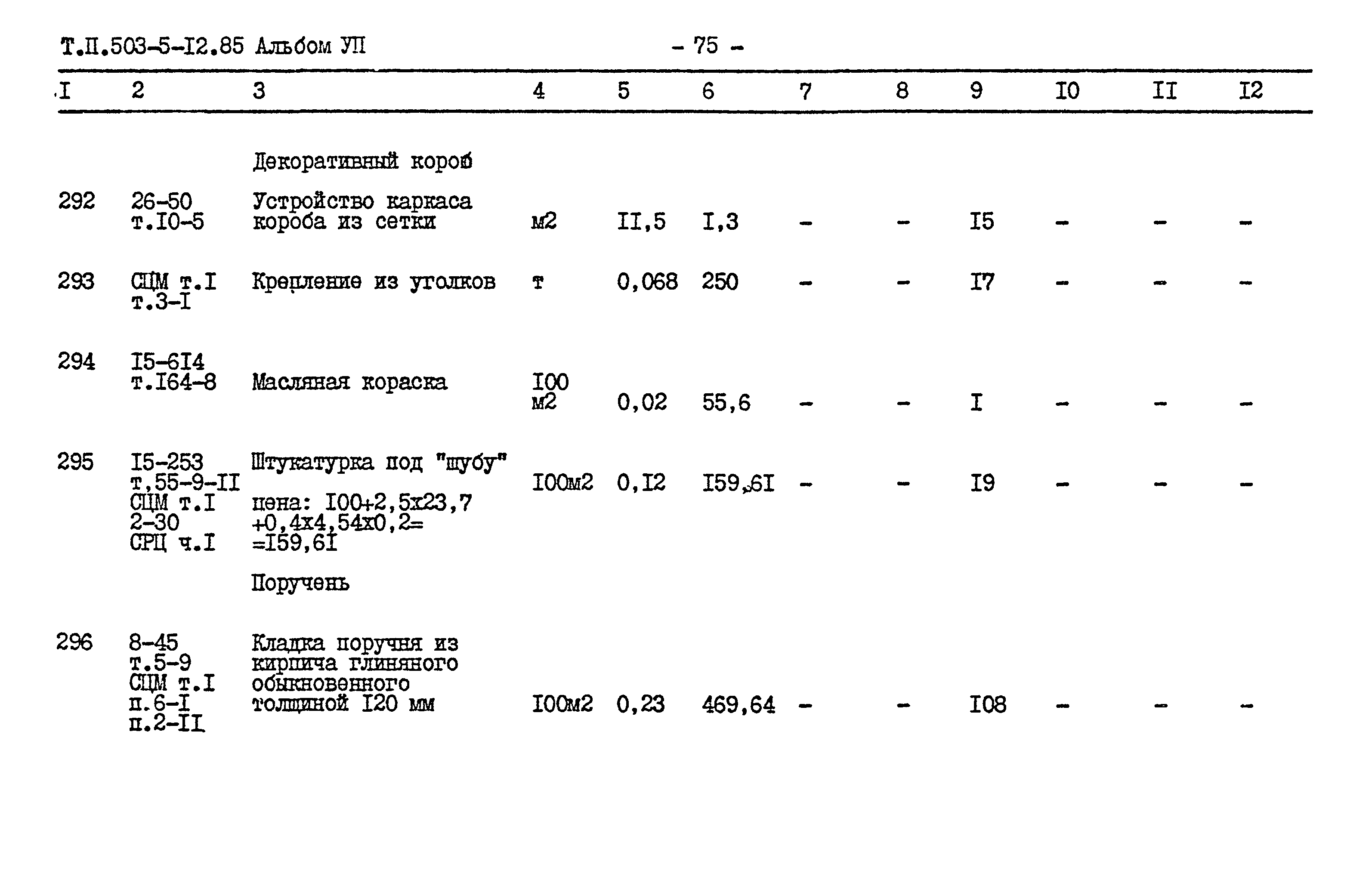 Типовой проект 503-5-12.85